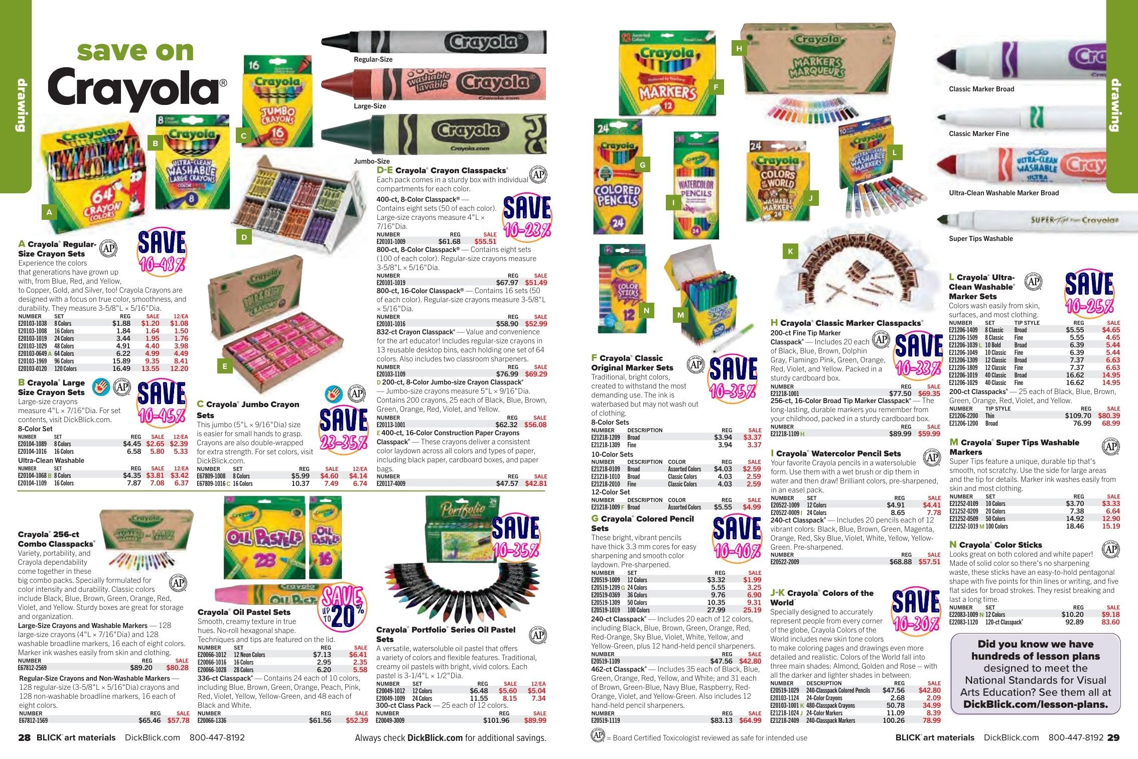 BLICK Art Materials Materials for Art Education Sale Weekly Ad August 1 - November 30, 2026