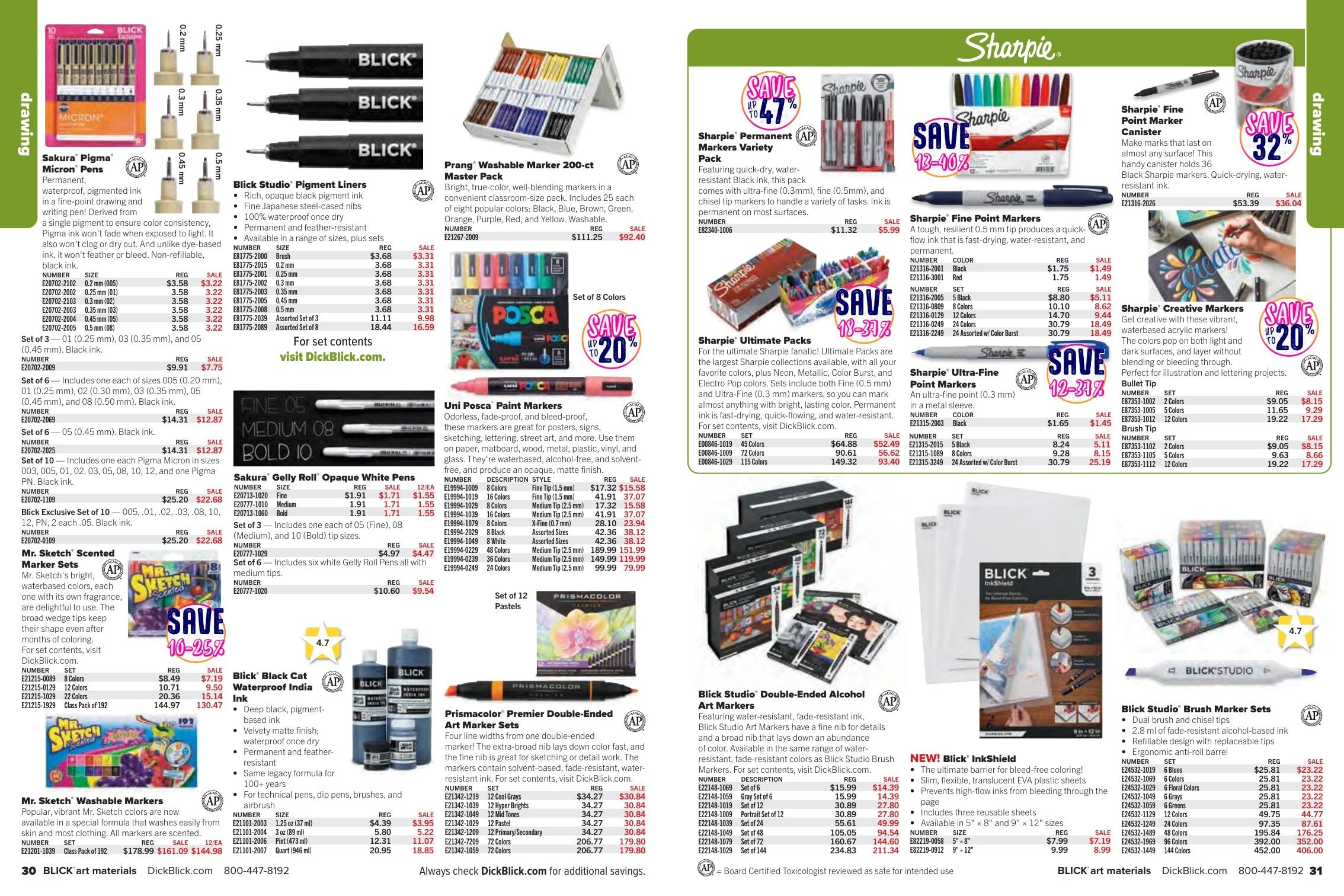 BLICK Art Materials Materials for Art Education Sale Weekly Ad August 1 - November 30, 2026