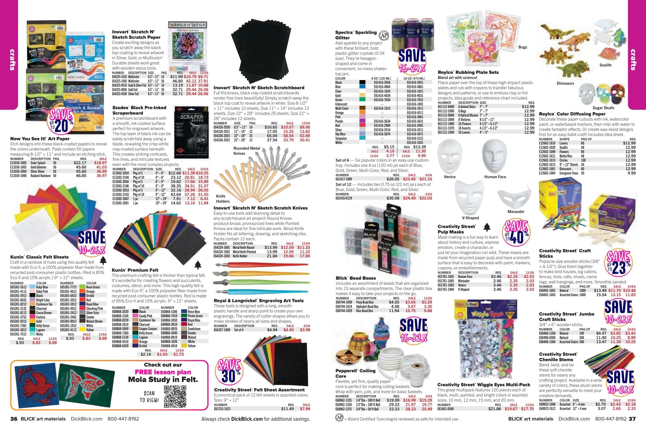 BLICK Art Materials Materials for Art Education Sale Weekly Ad August 1 - November 30, 2026