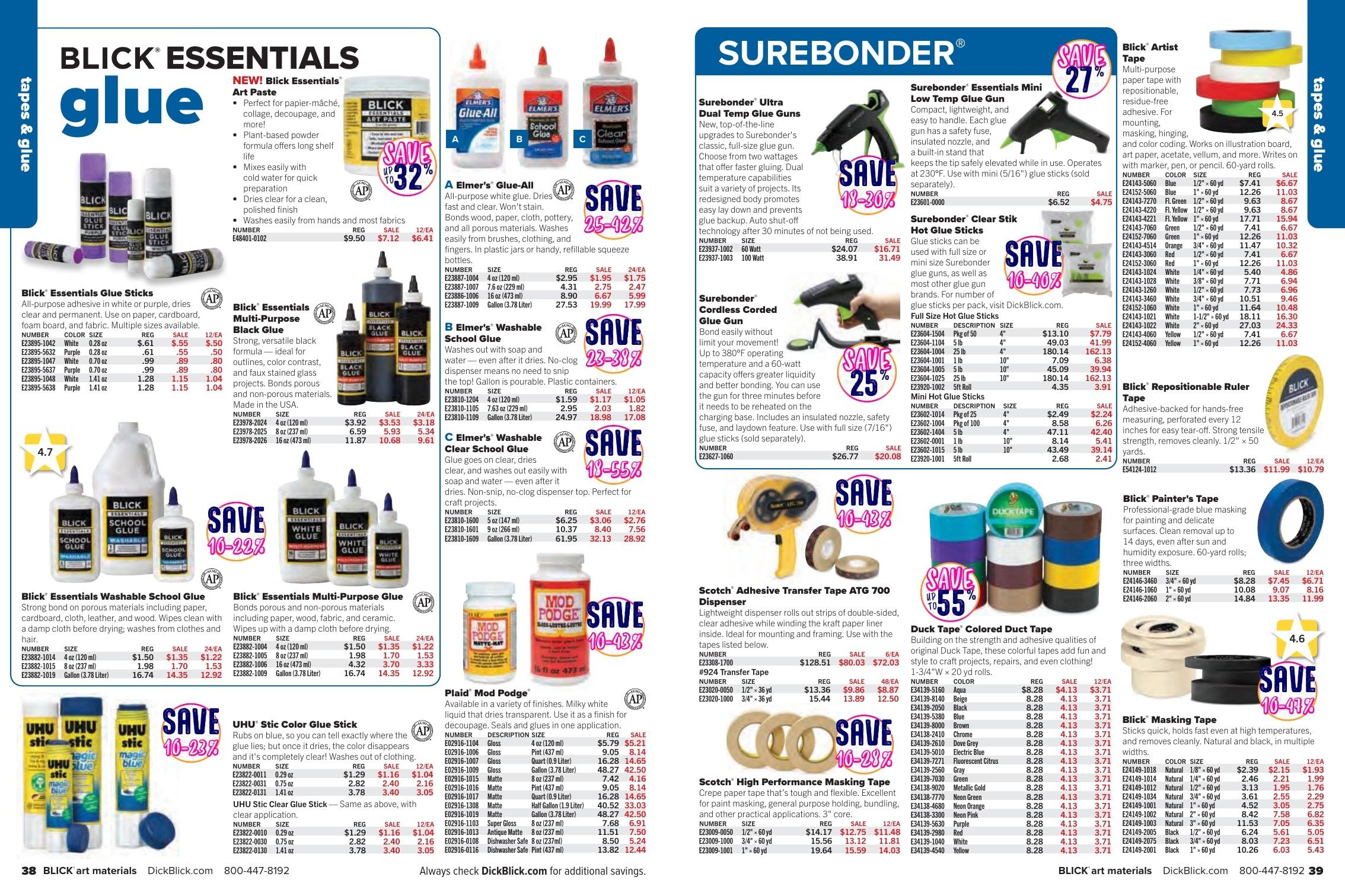 BLICK Art Materials Materials for Art Education Sale Weekly Ad August 1 - November 30, 2026