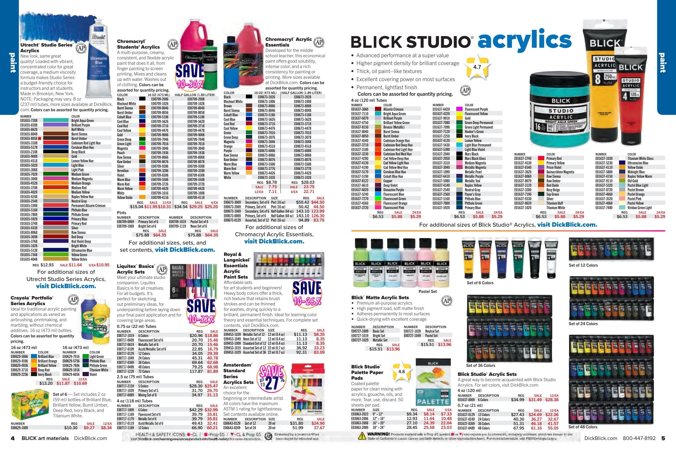 BLICK Art Materials Materials for Art Education Sale Weekly Ad August 1 - November 30, 2026