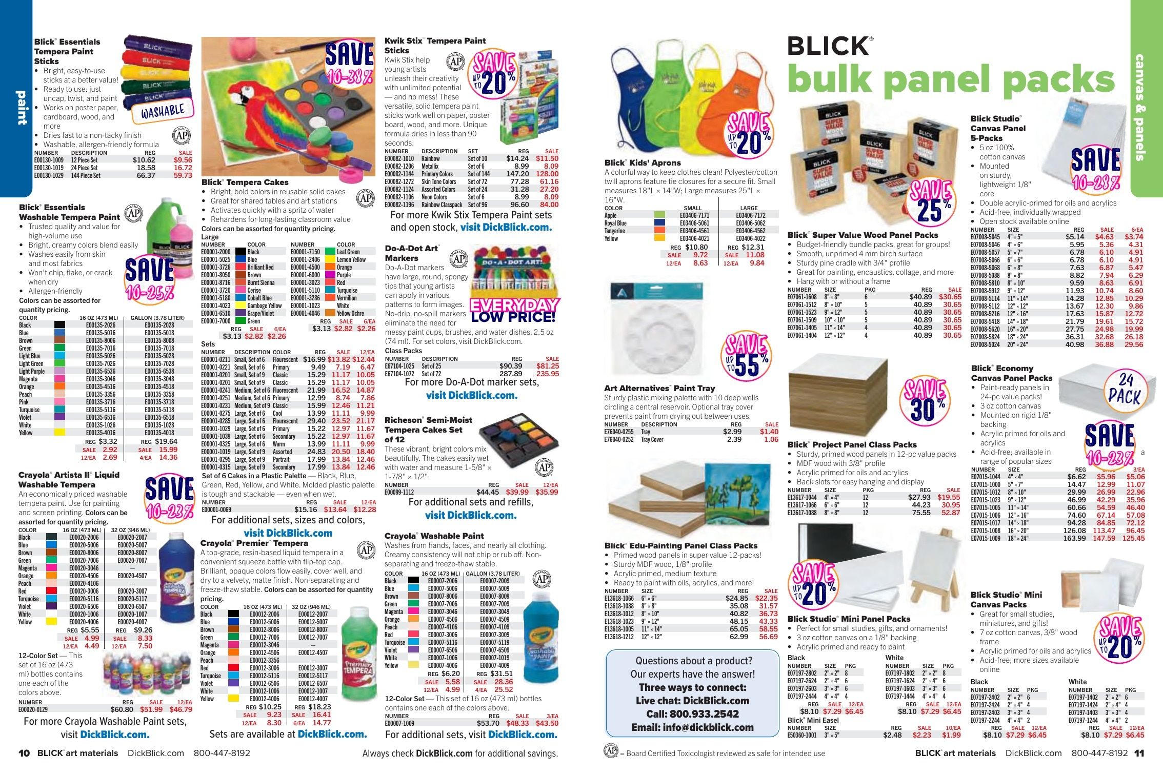 BLICK Art Materials Materials for Art Education Sale Weekly Ad August 1 - November 30, 2026