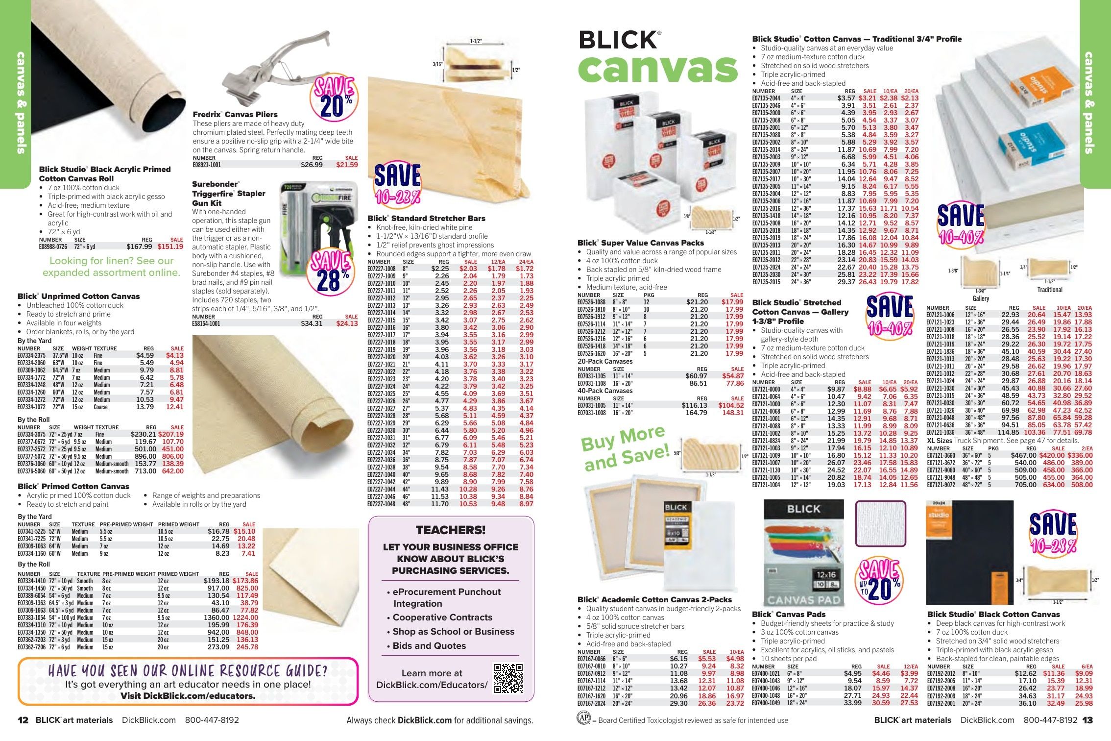 BLICK Art Materials Materials for Art Education Sale Weekly Ad August 1 - November 30, 2026