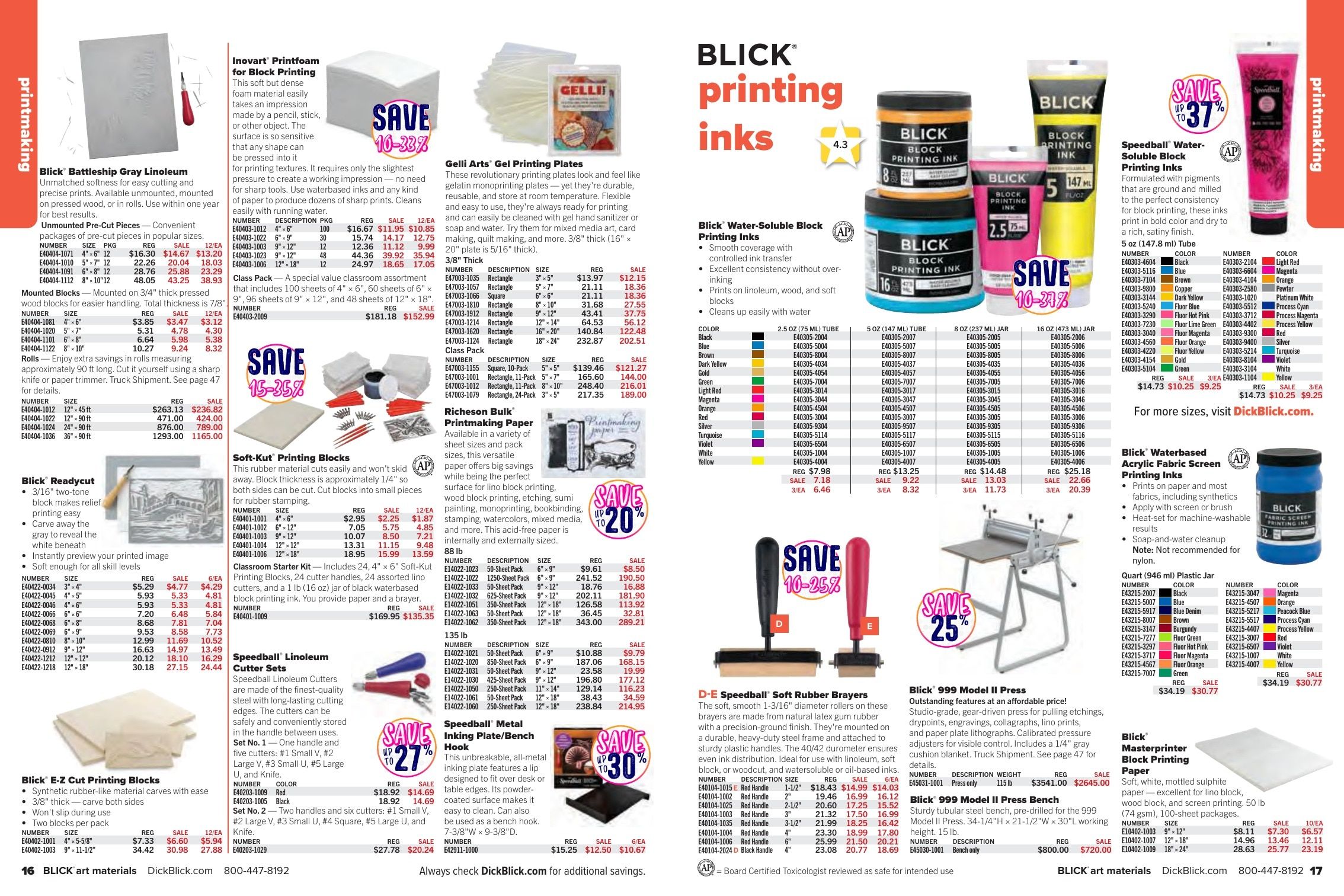 BLICK Art Materials Materials for Art Education Sale Weekly Ad August 1 - November 30, 2026