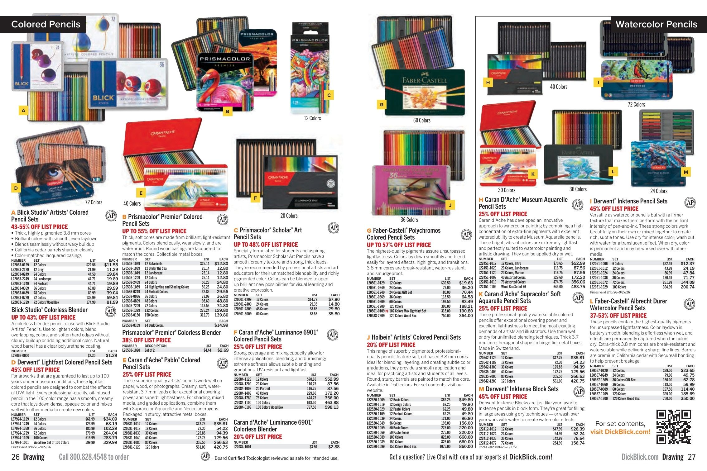 BLICK Art Materials Materials for Artists Sale Weekly Ad August 1 - November 30, 2026