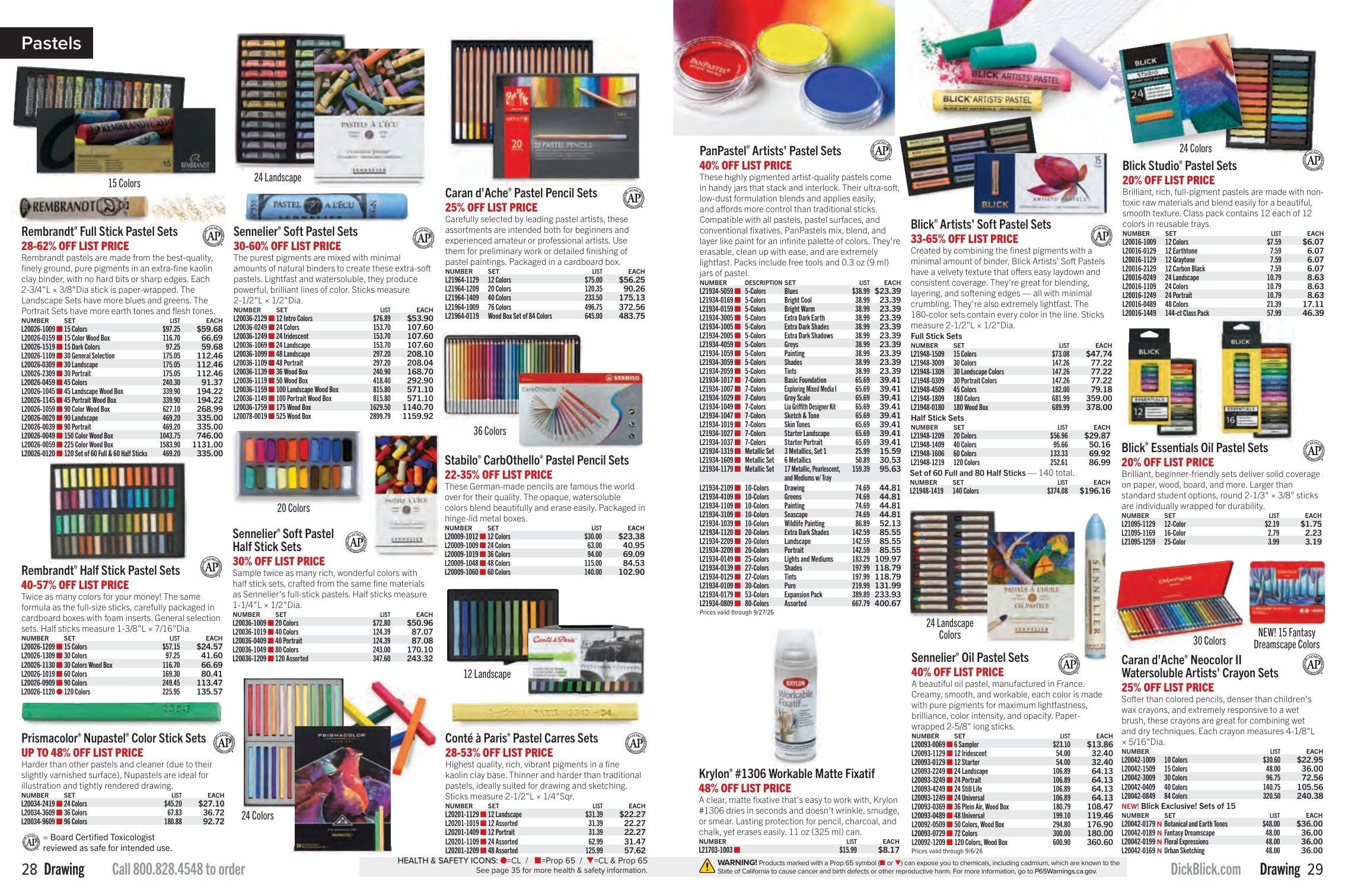 BLICK Art Materials Materials for Artists Sale Weekly Ad August 1 - November 30, 2026