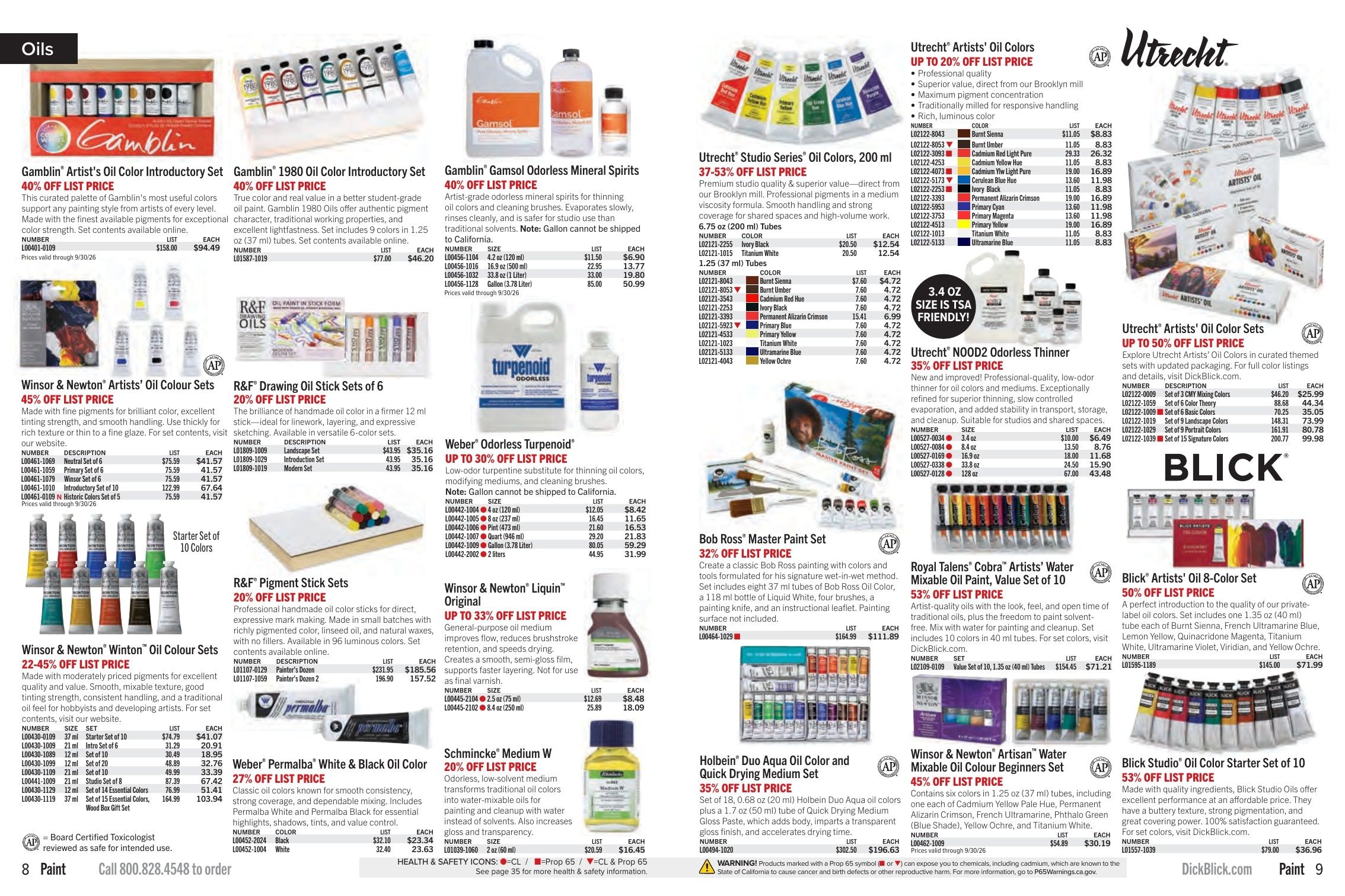 BLICK Art Materials Materials for Artists Sale Weekly Ad August 1 - November 30, 2026