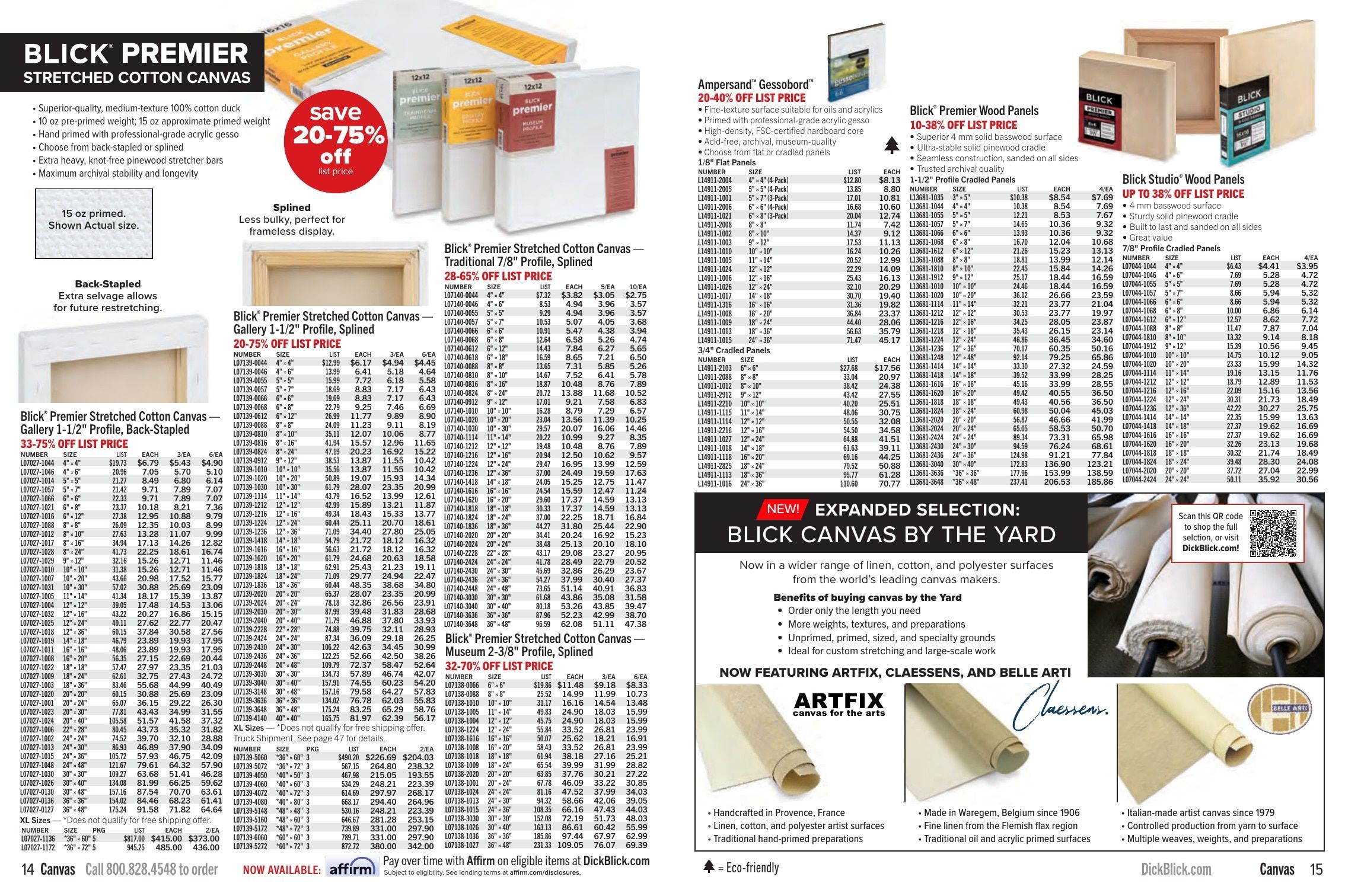 BLICK Art Materials Materials for Artists Sale Weekly Ad August 1 - November 30, 2026
