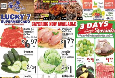 Lucky 7 Supermarket Weekly Ad August 19 - 25, 2026