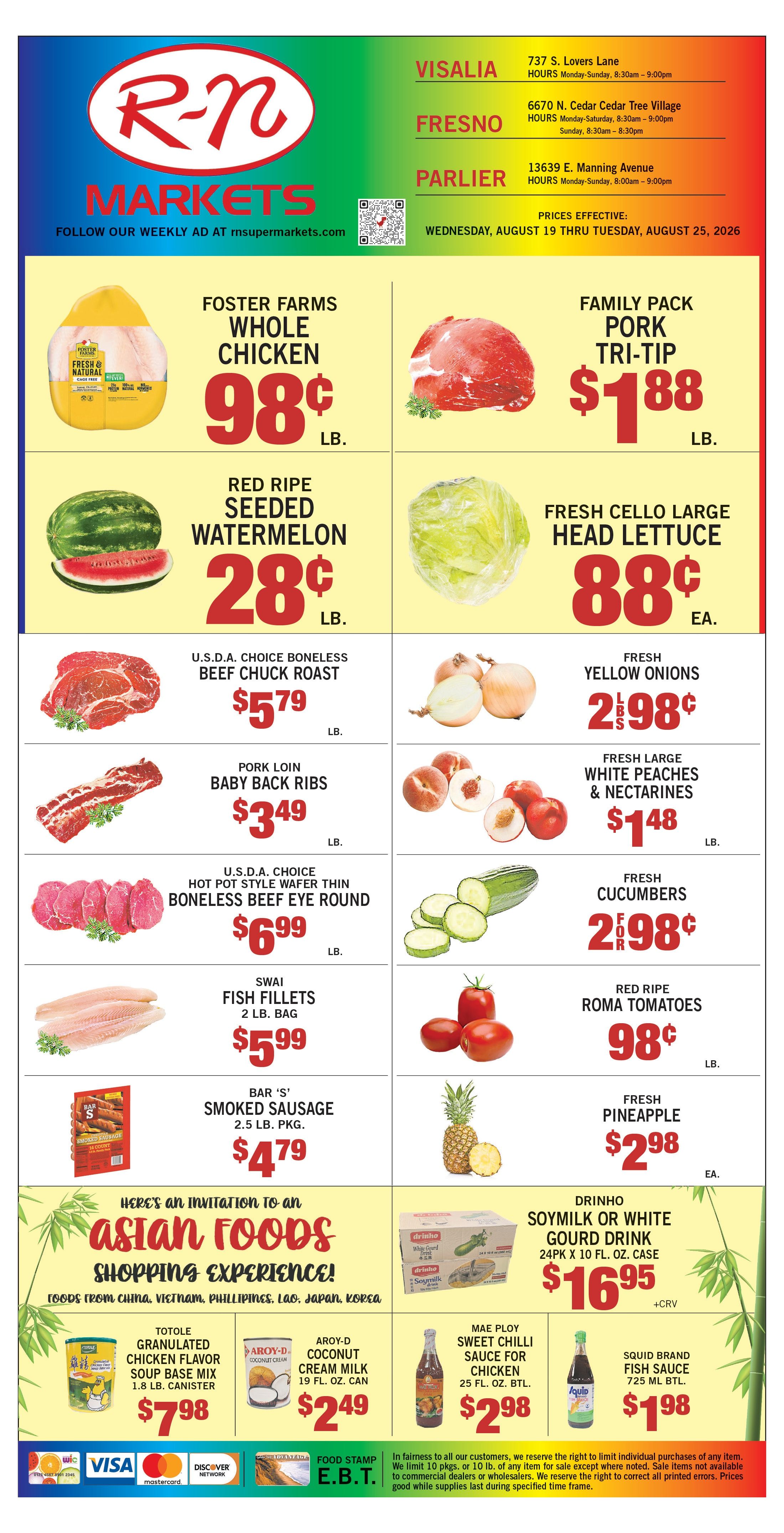 R-N Market Weekly Ad August 19 - 25, 2026