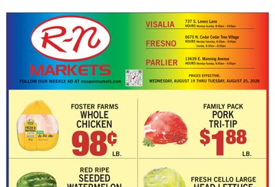 R-N Market Weekly Ad August 19 - 25, 2026