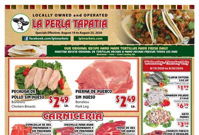 La Perla Tapatia Weekly Ad August 19 - 25, 2026