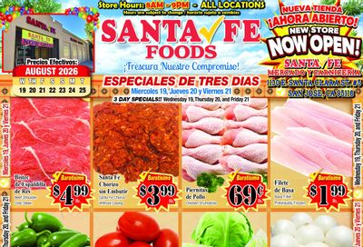 Santa Fe Foods Weekly Ad August 19 - 25, 2026