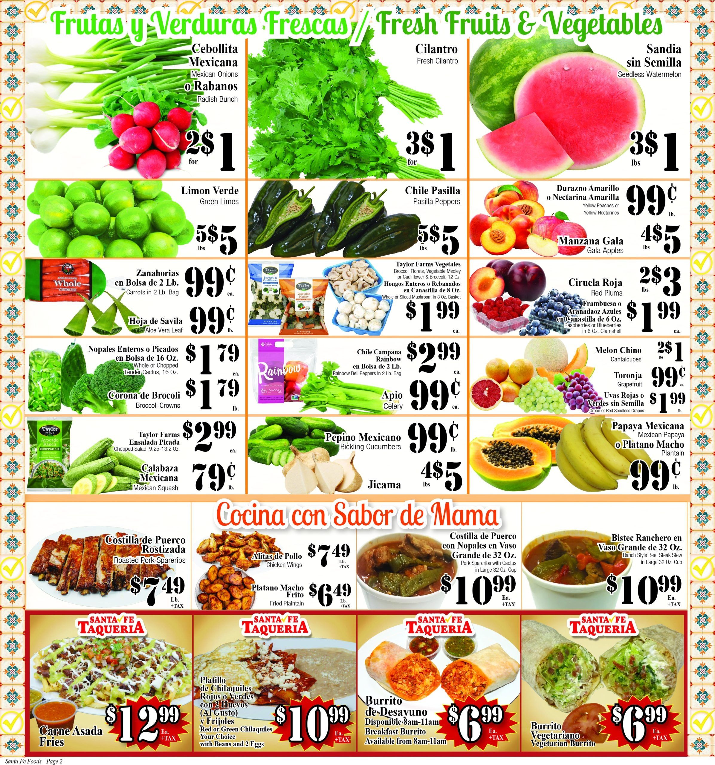 Santa Fe Foods Weekly Ad August 19 - 25, 2026