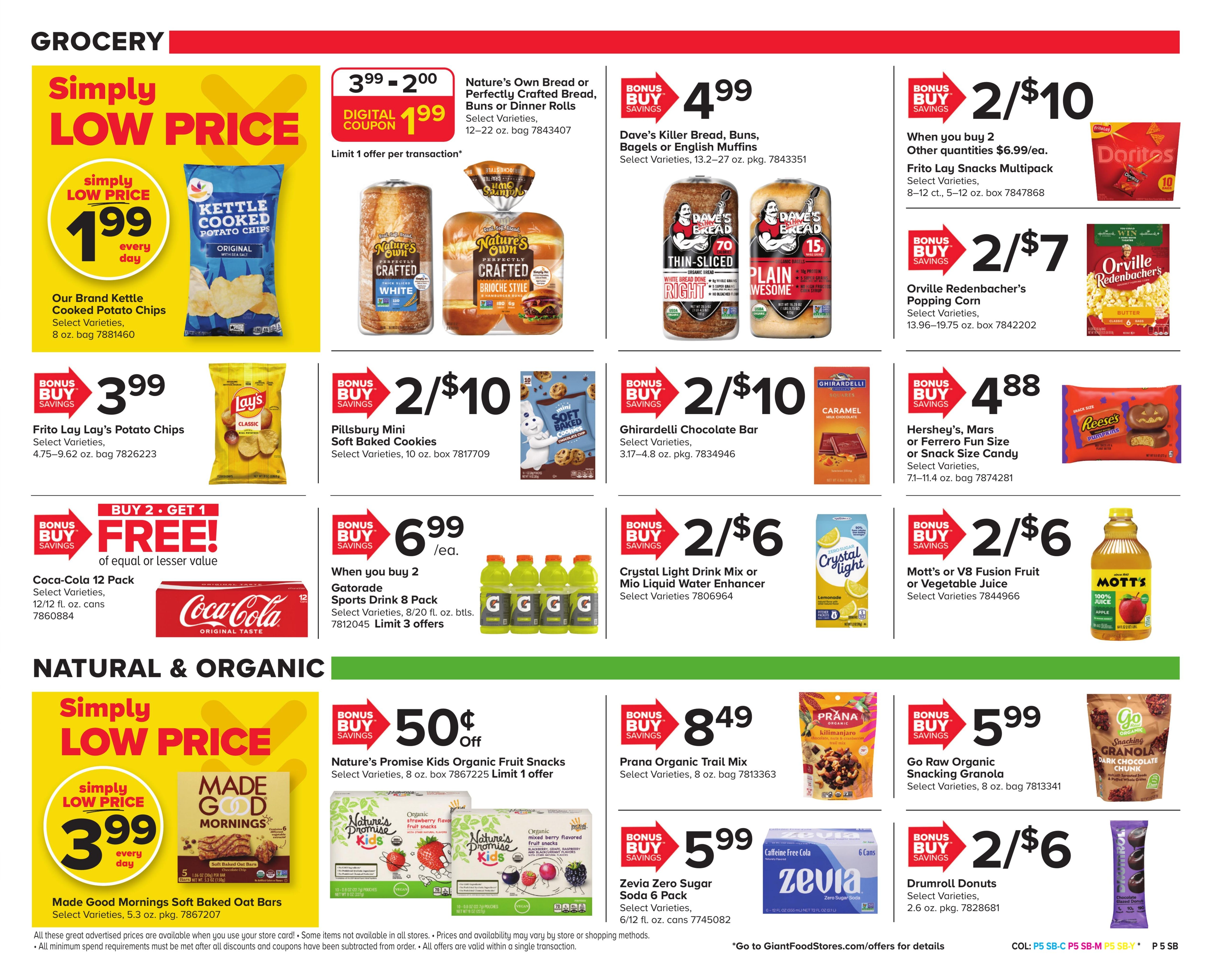 Giant Food Stores (Hawley–New Milford Area, PA) Weekly Ad August 21 - 27, 2026