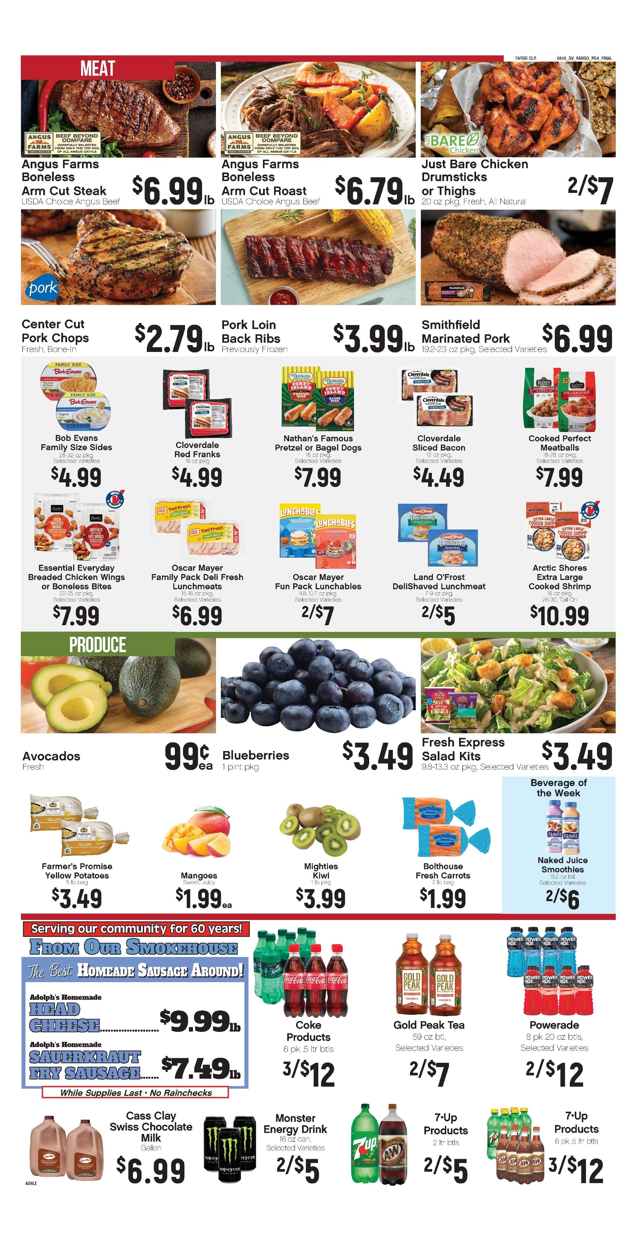 Ashley Supervalu Weekly Ad August 17 - 23, 2026