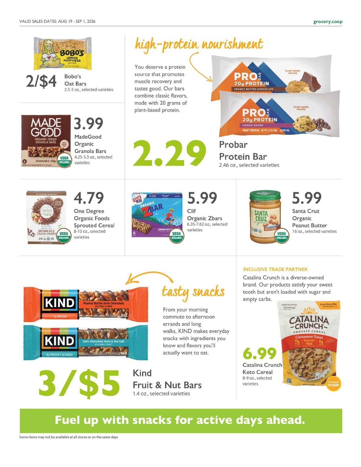 Feather River Food Co-op Co+op Deals Weekly Ad August 19 - September 1, 2026