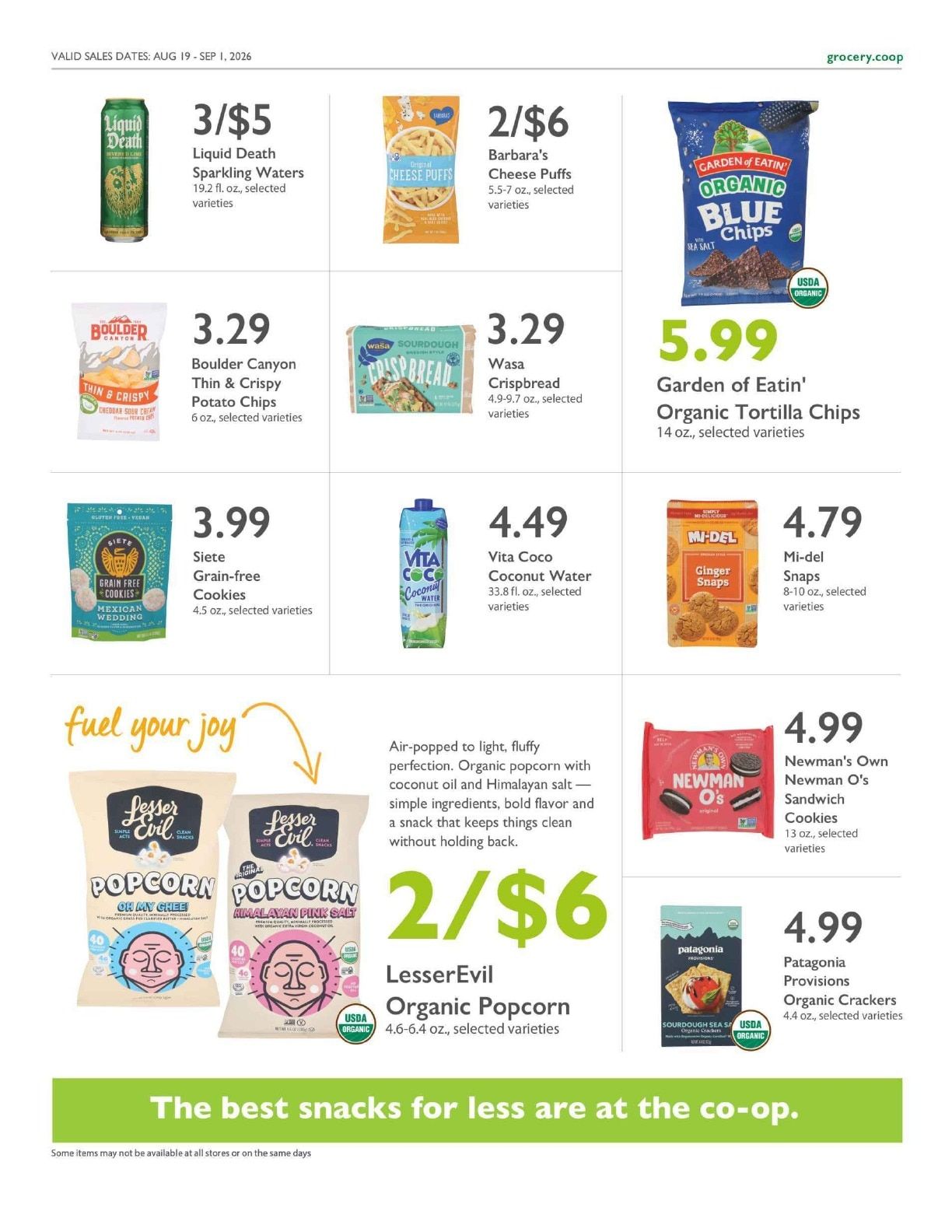City Center Market Co+op Deals Weekly Ad August 19 - September 1, 2026