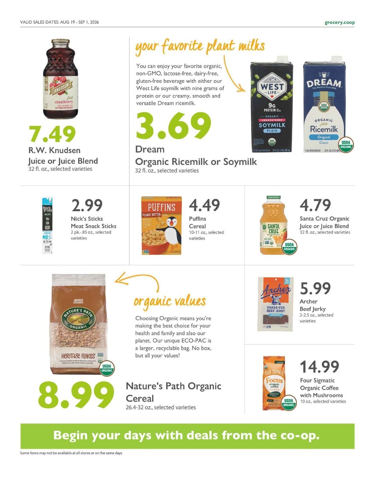 Cook County Co-op Co+op Deals Weekly Ad August 19 - September 1, 2026