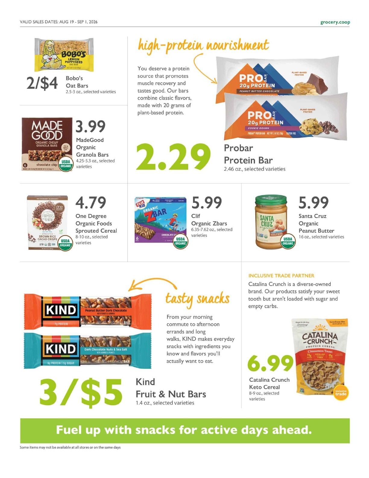 La Montañita Co-op Co+op Deals Weekly Ad August 19 - September 1, 2026