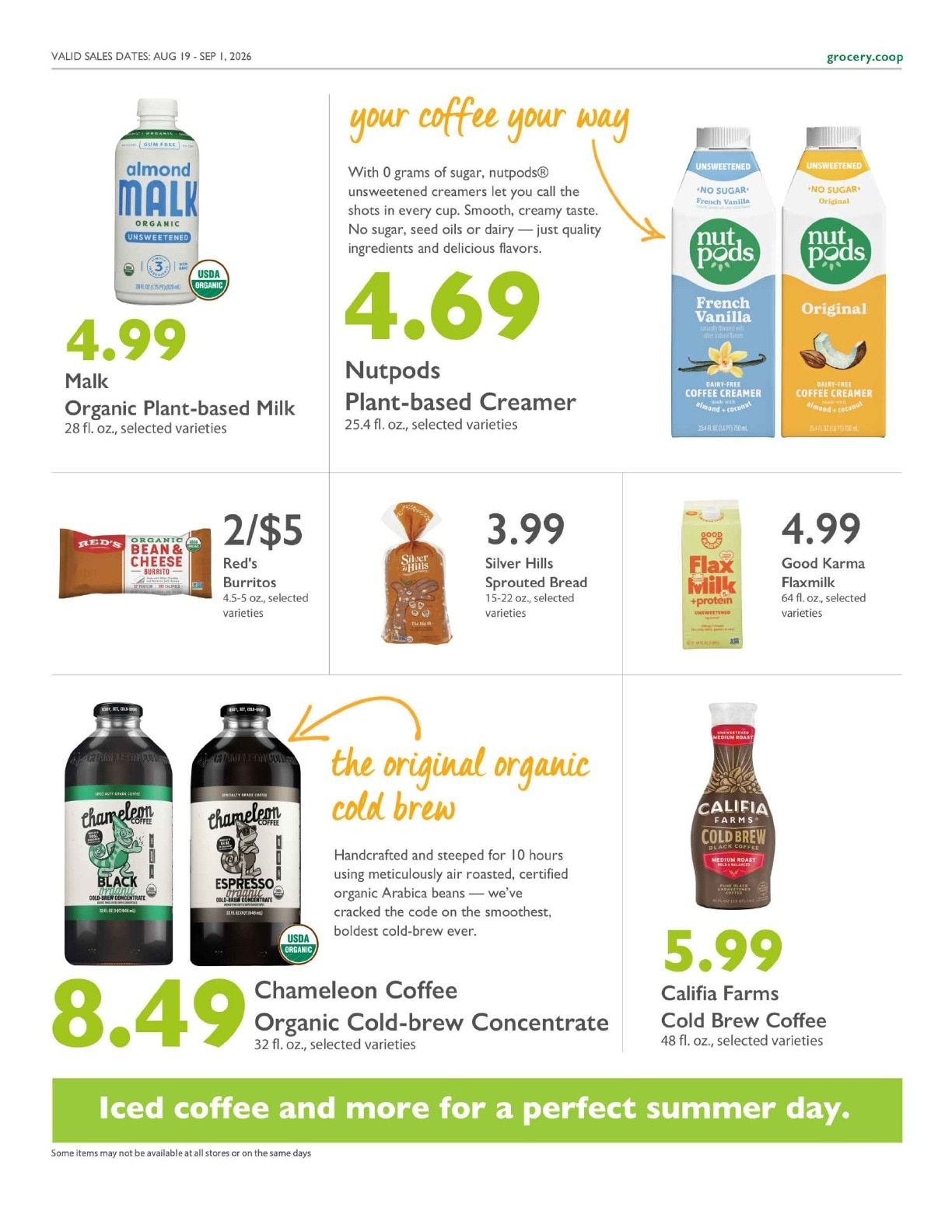 La Montañita Co-op Co+op Deals Weekly Ad August 19 - September 1, 2026