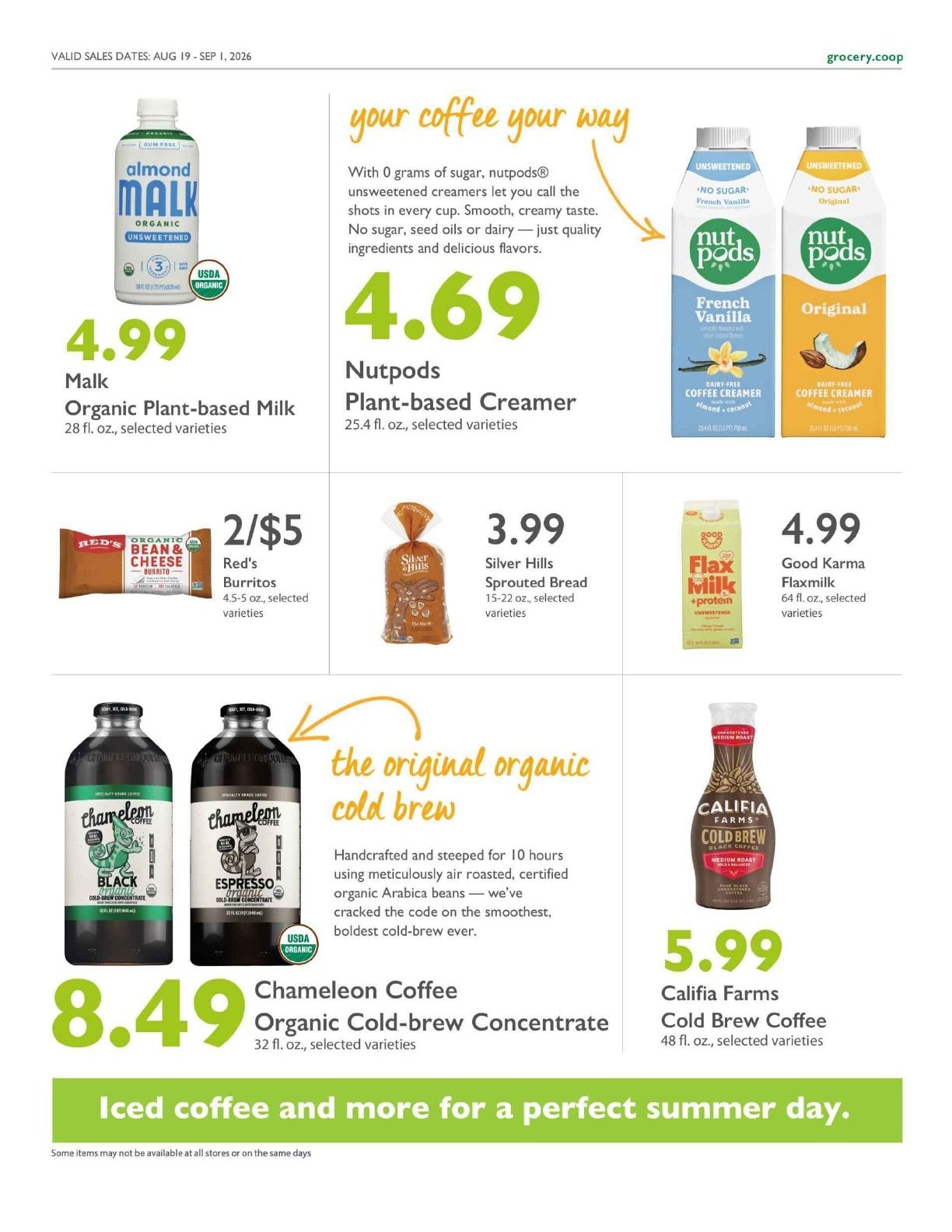 Central Co-op Co+op Deals Weekly Ad August 19 - September 1, 2026