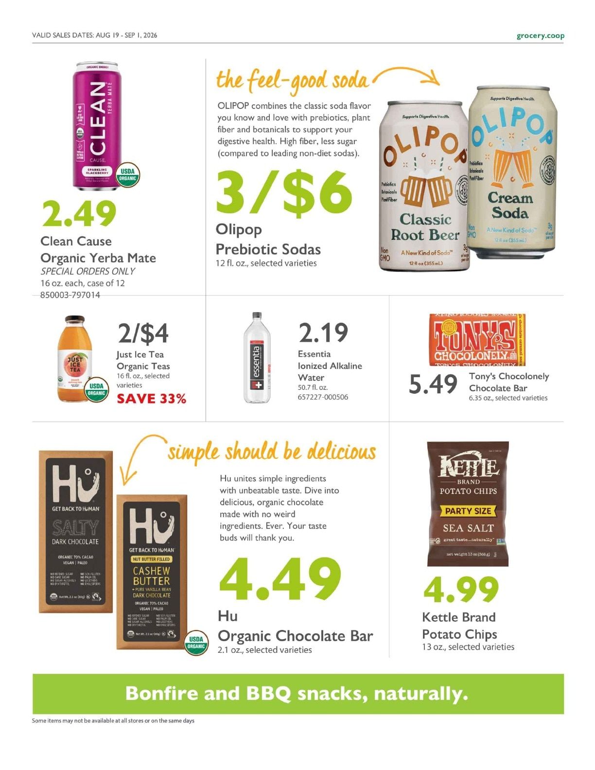 Community Food Co-op - Bellingham Co+op Deals Weekly Ad August 19 - September 1, 2026