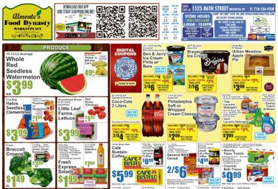 Almonte's Food Dynasty (1525 86th Street, Brooklyn, NY) Weekly Ad August 21 - 27, 2026
