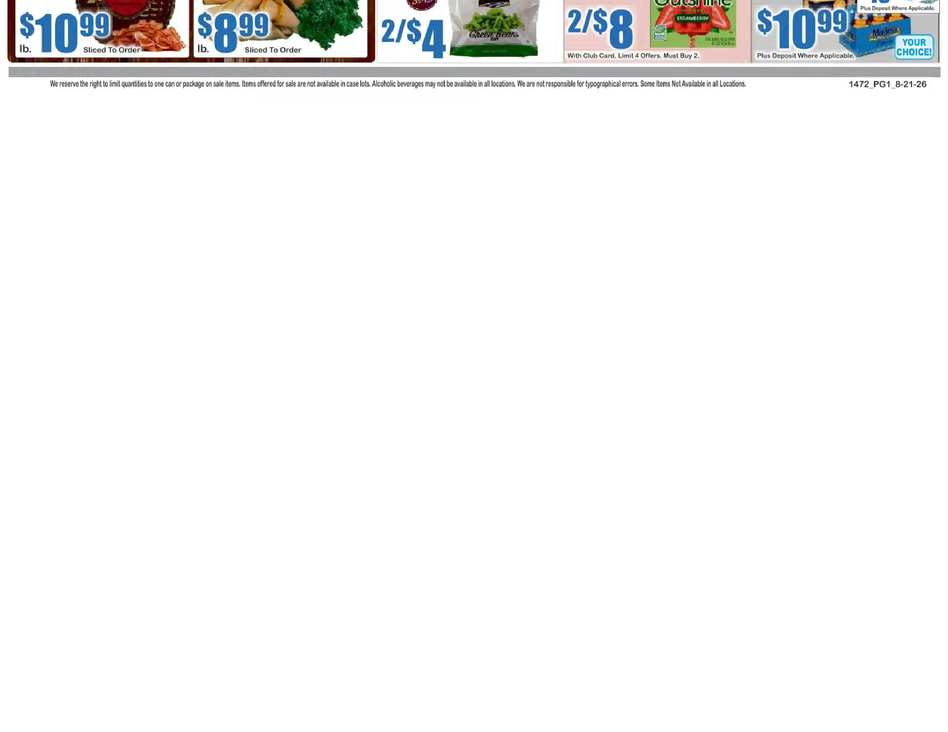 Almonte's Food Dynasty (1525 86th Street, Brooklyn, NY) Weekly Ad August 21 - 27, 2026