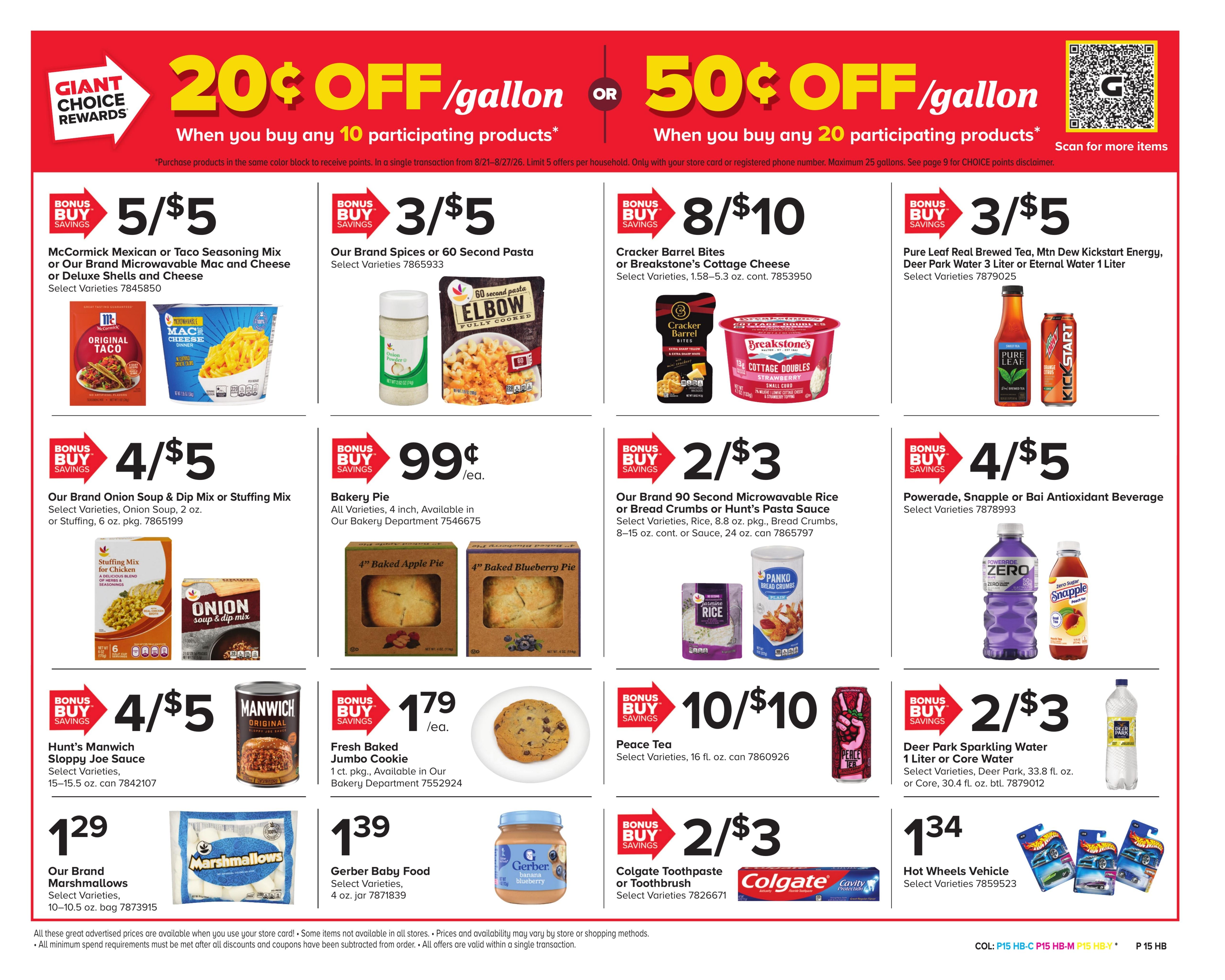 Giant Food Stores (Allentown–Lehigh Valley Area, PA) Weekly Ad August 21 - 27, 2026