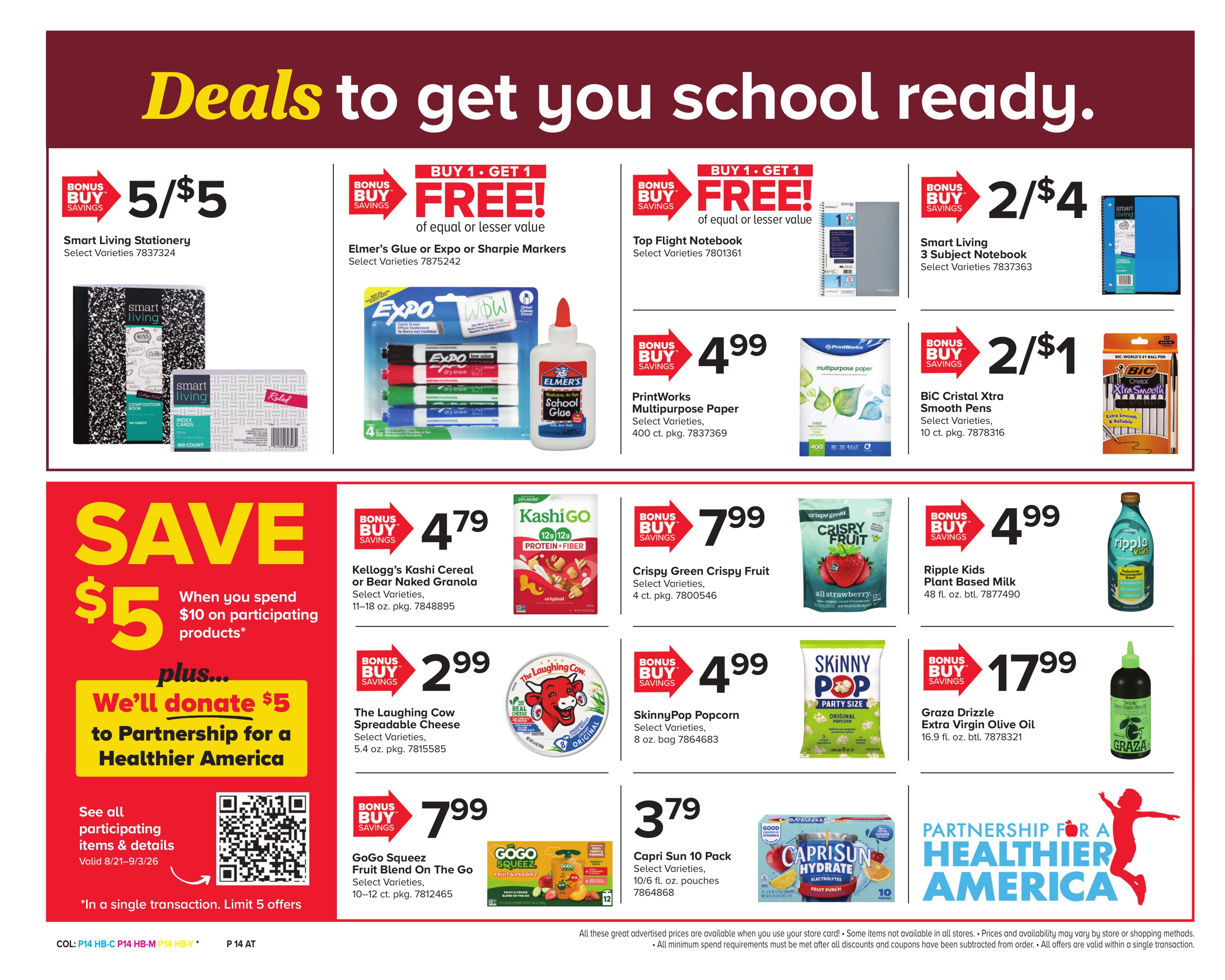 Giant Food Stores (Coalport–Orbisonia Area, PA) Weekly Ad August 21 - 27, 2026
