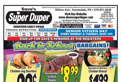 Dave's Super Duper Weekly Ad August 21 - 27, 2026