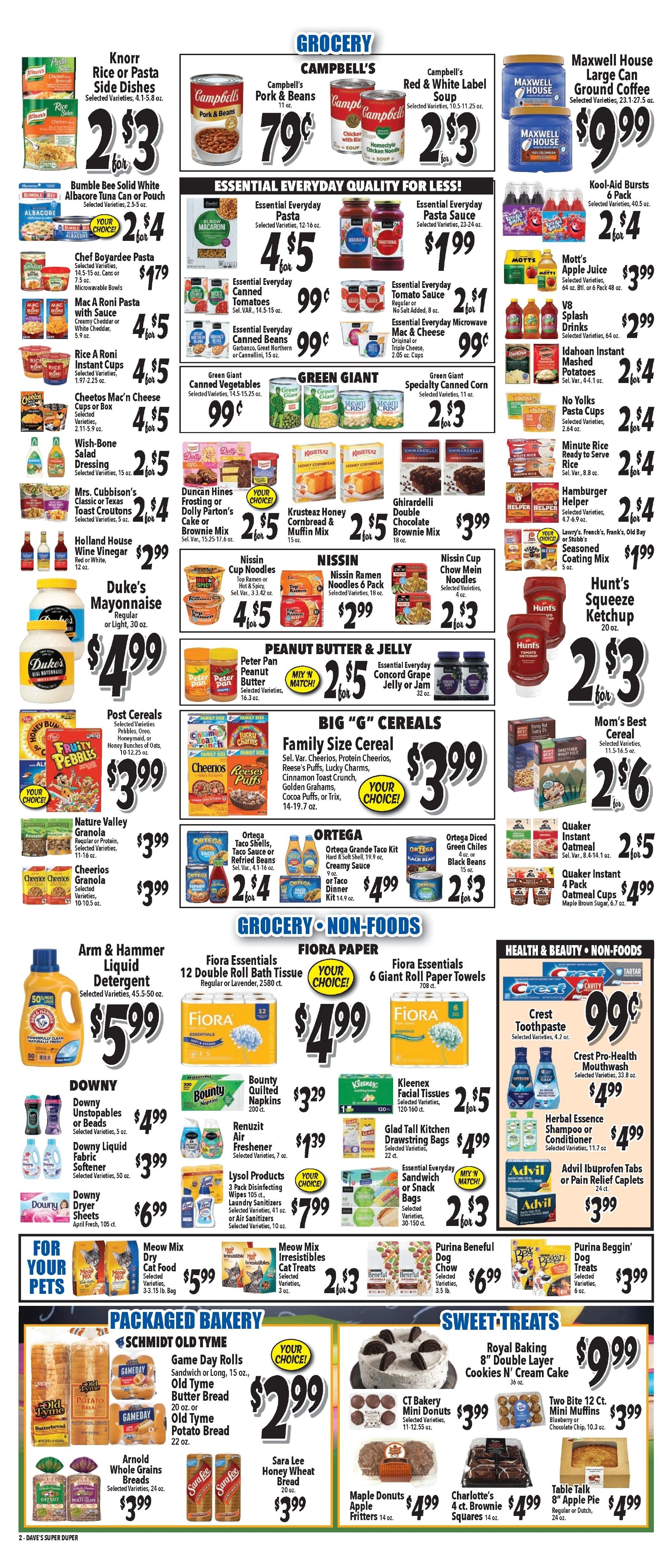 Dave's Super Duper Weekly Ad August 21 - 27, 2026