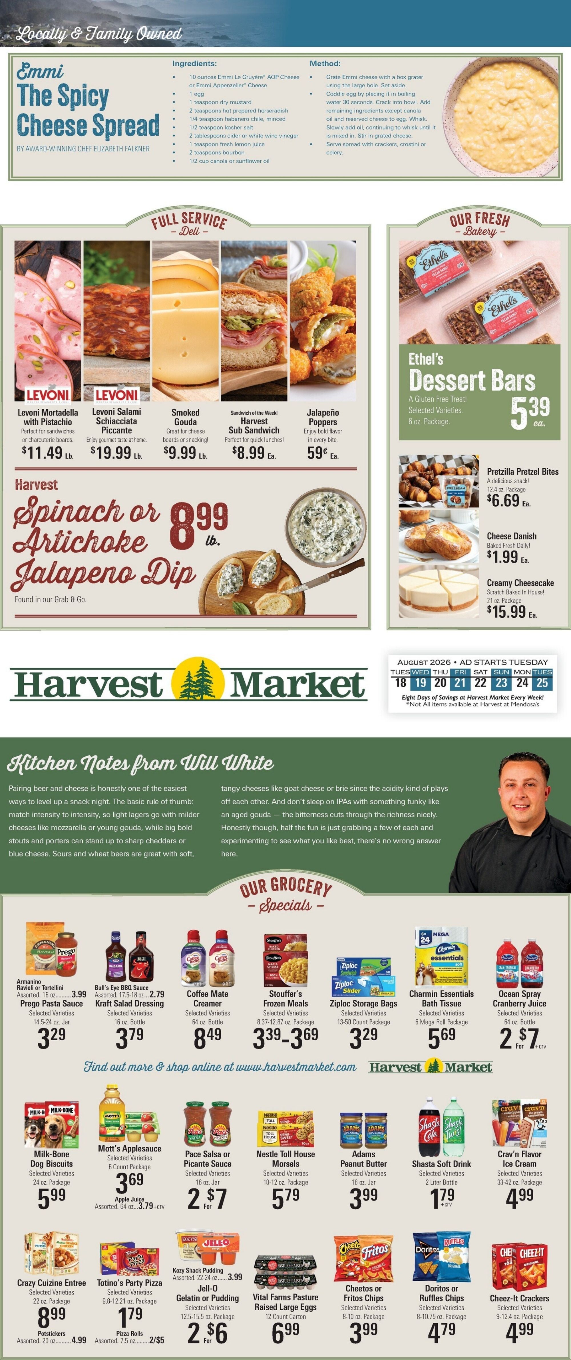 Harvest Market Fort Bragg Weekly Ad August 18 - 25, 2026
