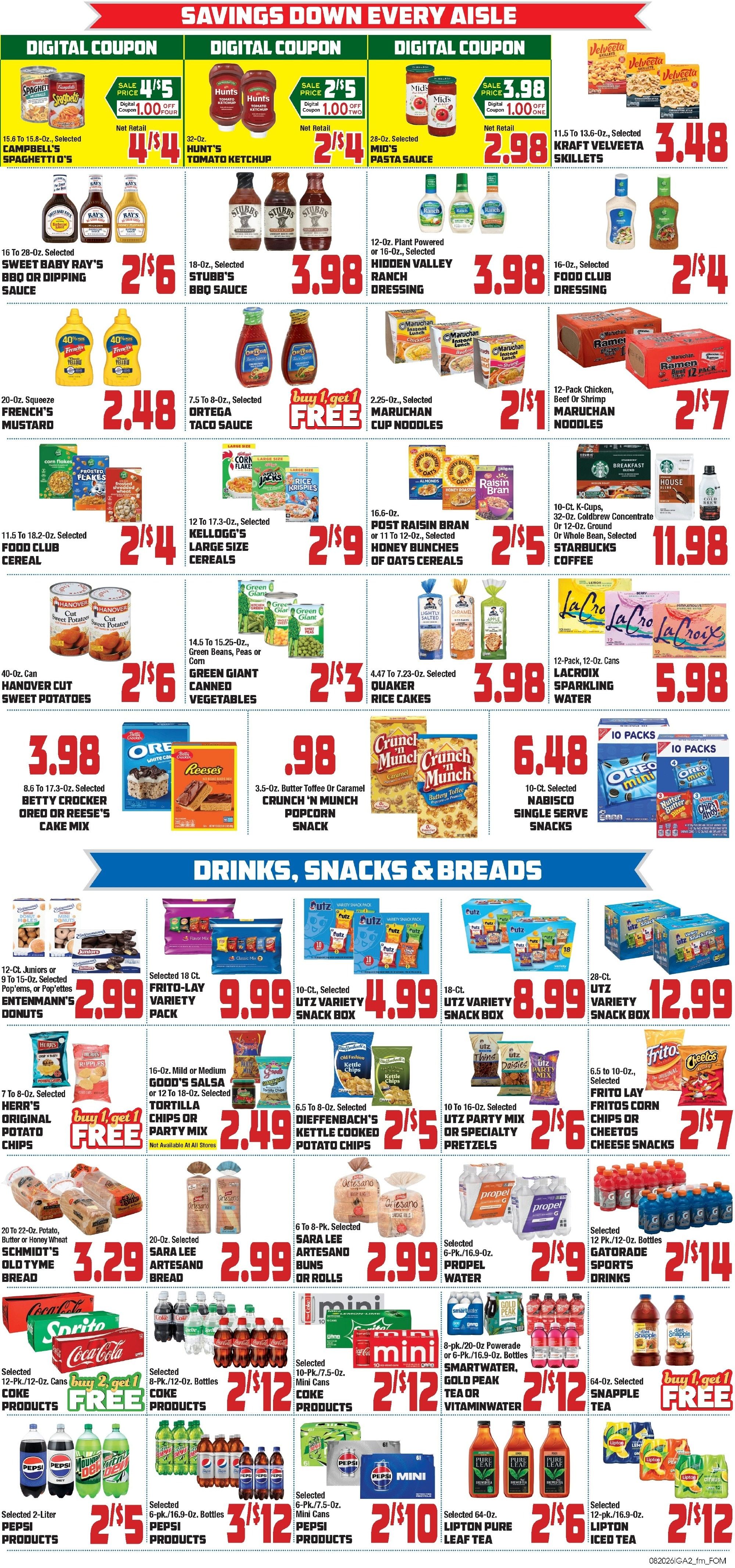 John Herr's Village Market Weekly Ad August 20 - 26, 2026