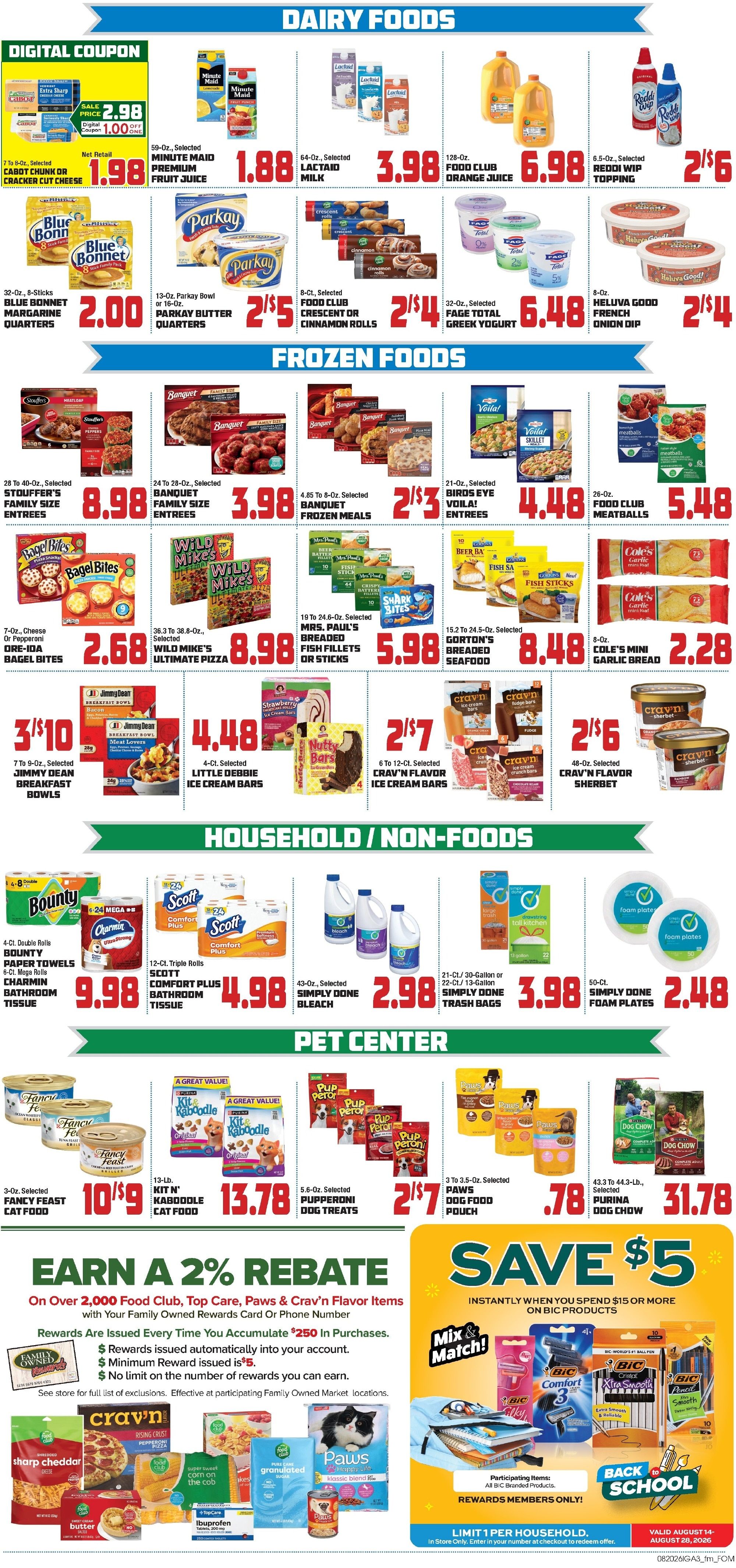 John Herr's Village Market Weekly Ad August 20 - 26, 2026