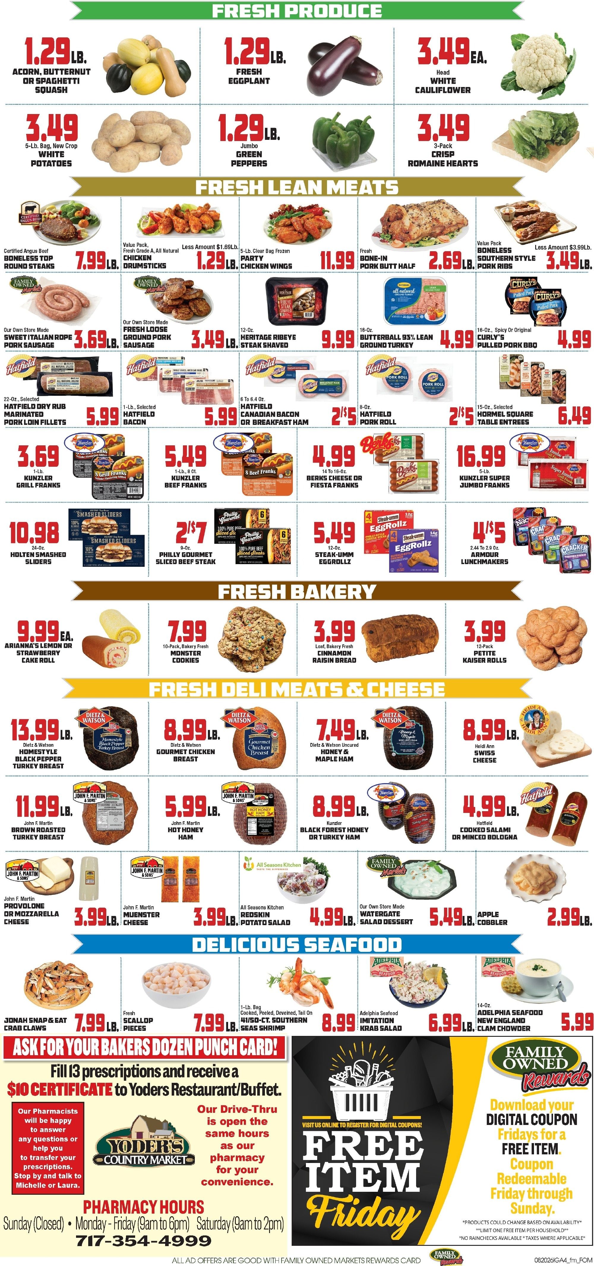 John Herr's Village Market Weekly Ad August 20 - 26, 2026