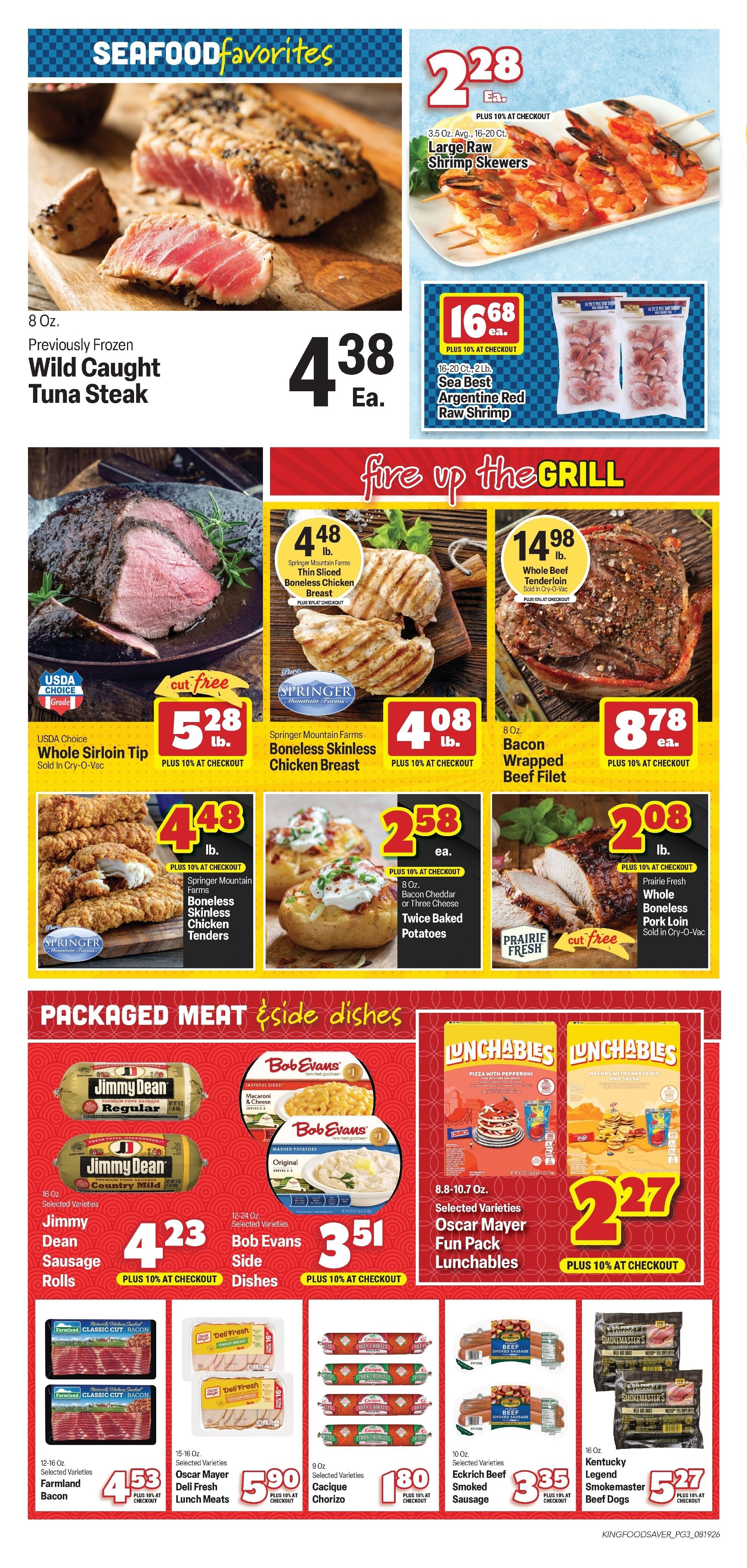 King Food Saver (Coffeyville, KS) Weekly Ad August 19 - September 1, 2026