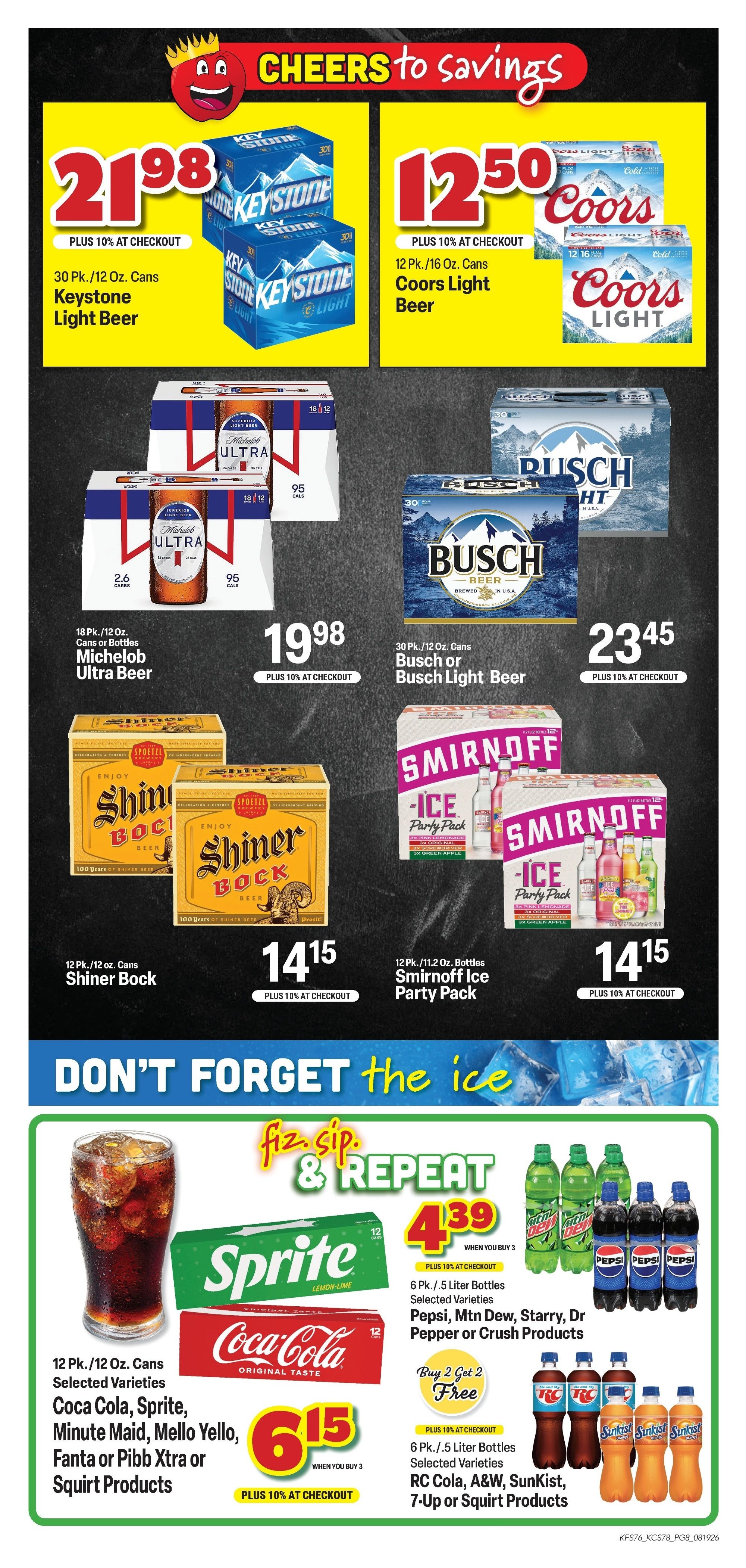 King Food Saver (Coffeyville, KS) Weekly Ad August 19 - September 1, 2026