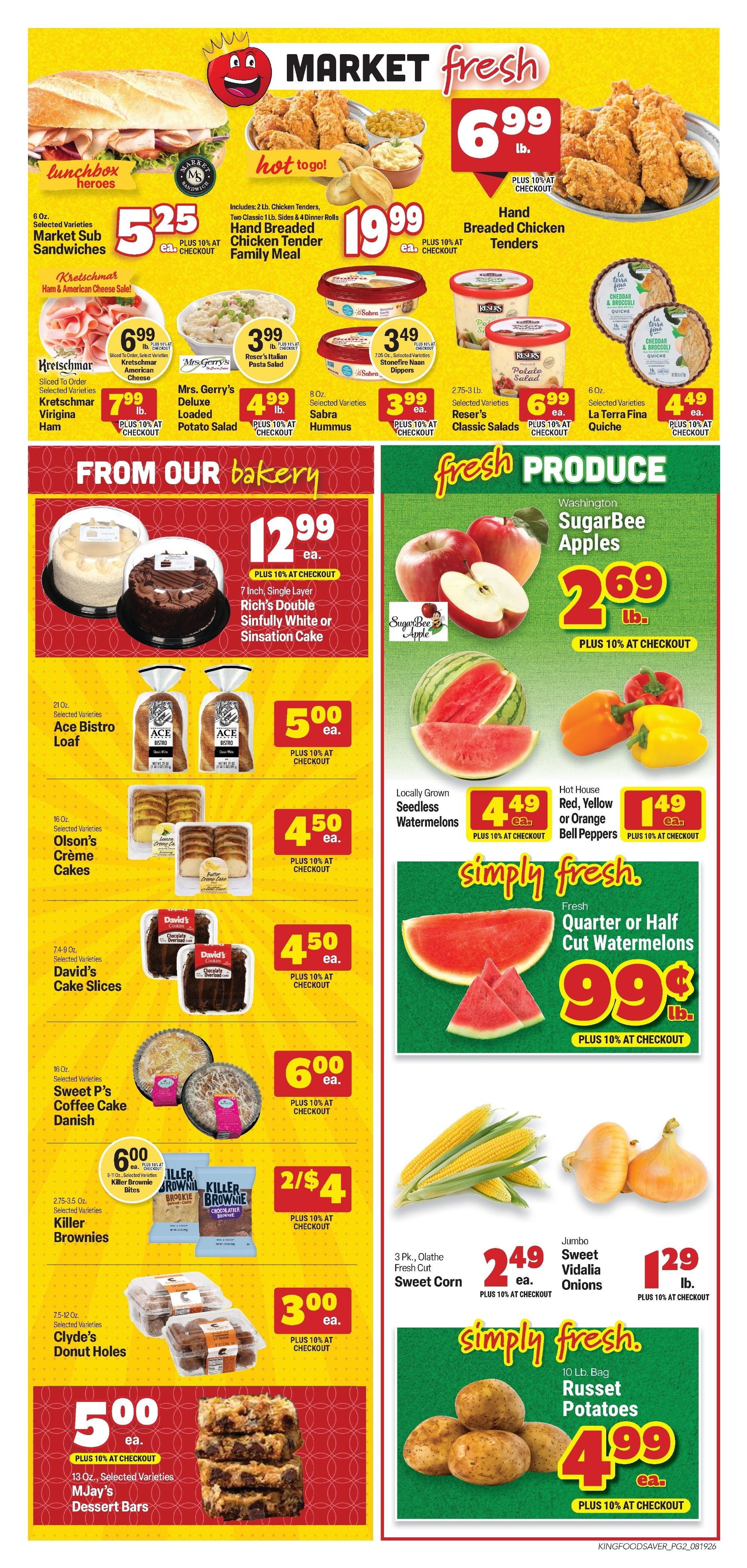 King Food Saver (Neosho, MO) Weekly Ad August 19 - September 1, 2026