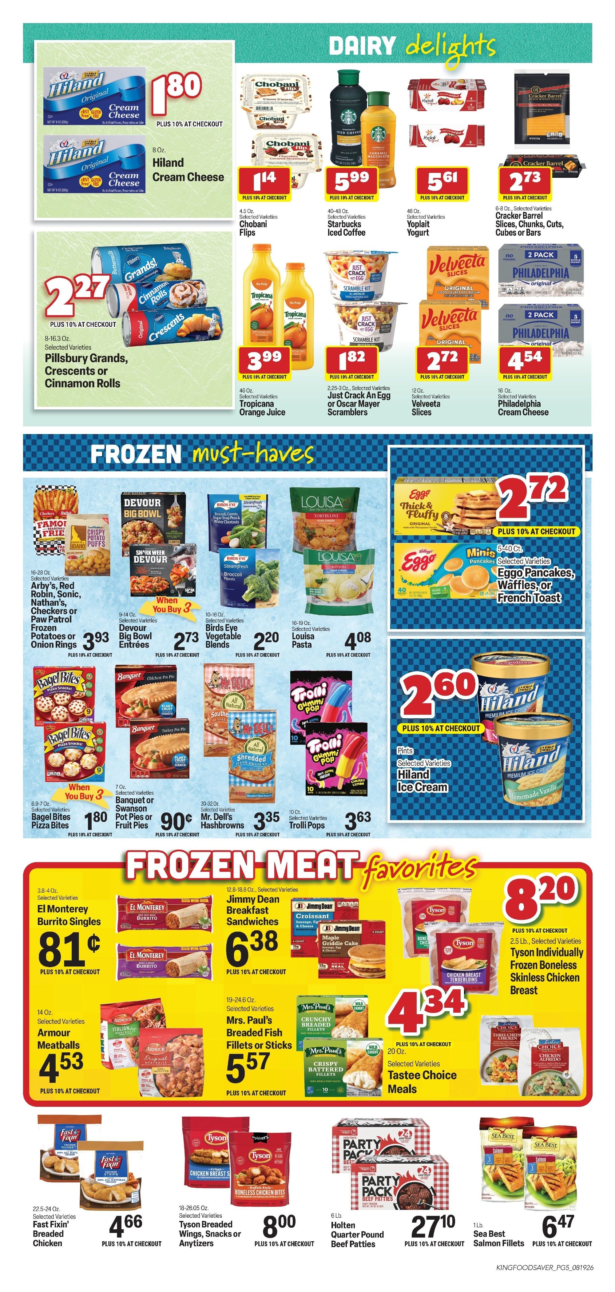 King Food Saver (Neosho, MO) Weekly Ad August 19 - September 1, 2026
