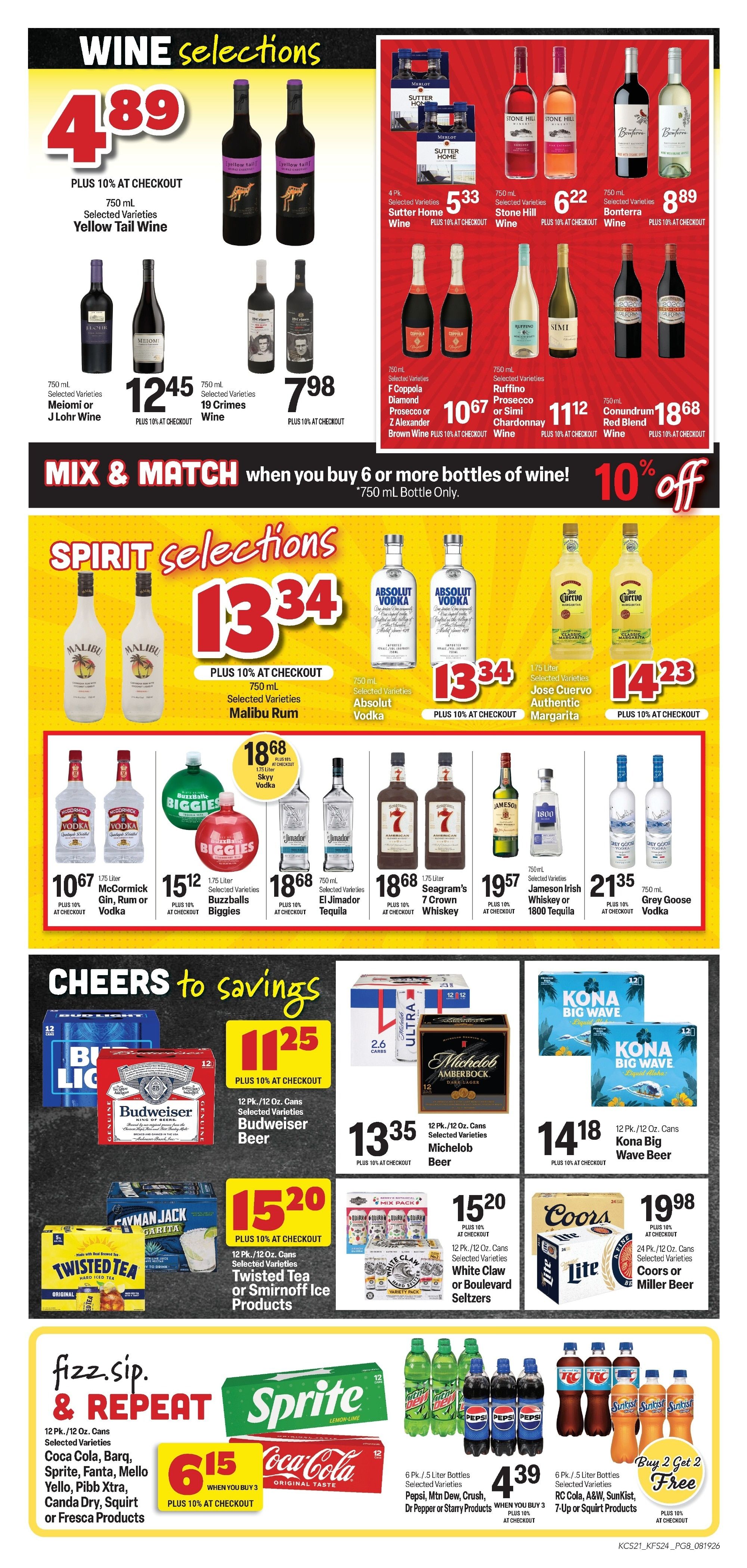 King Food Saver (Neosho, MO) Weekly Ad August 19 - September 1, 2026