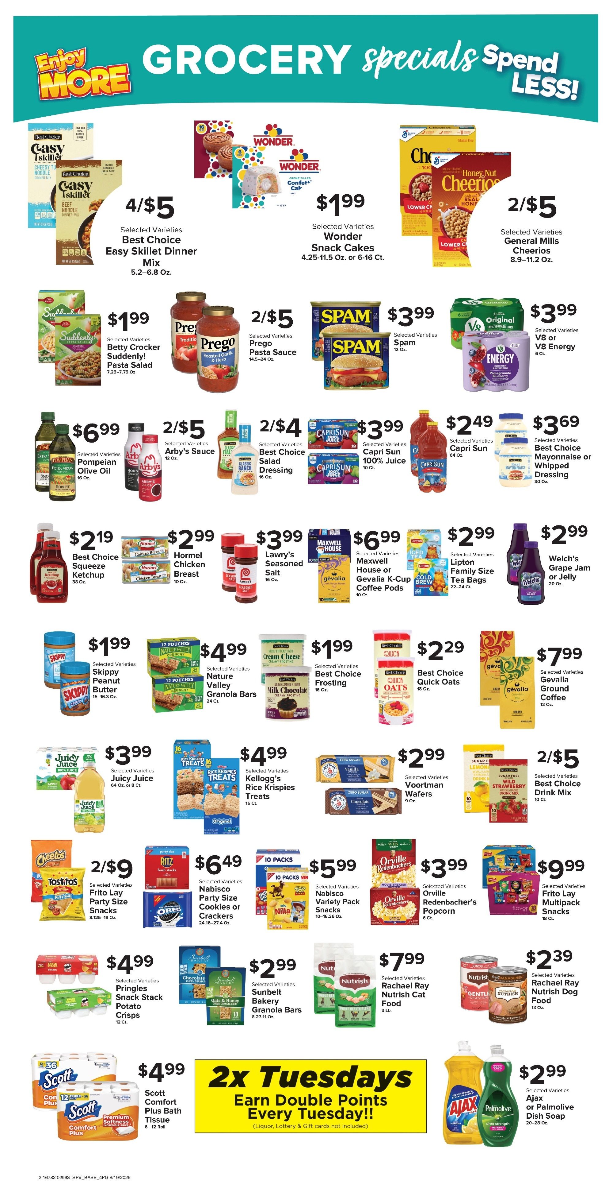 Your Country Mart Weekly Ad August 19 - 25, 2026