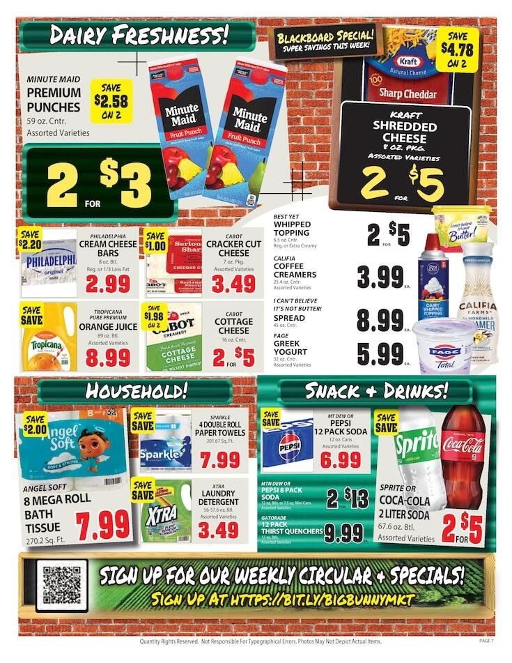 Big Bunny Market Weekly Ad August 21 - 27, 2026