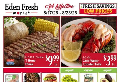 Eden Fresh Market Weekly Ad August 17 - 23, 2026