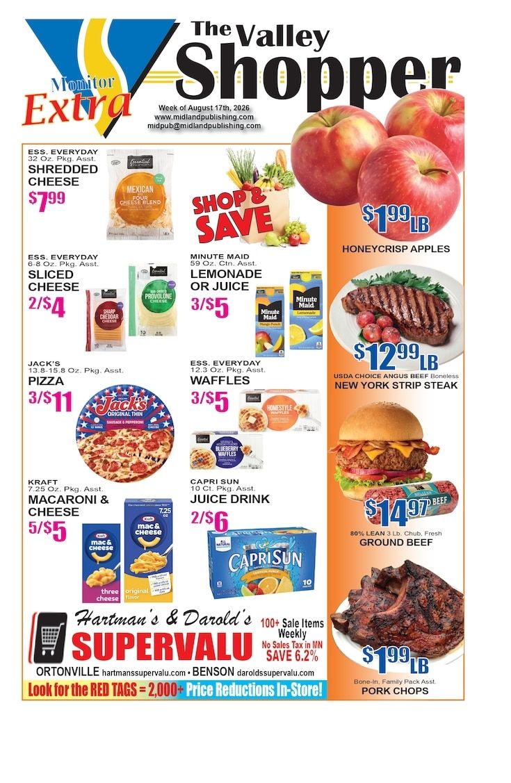 Darold's Supervalu Weekly Ad August 17 - 23, 2026