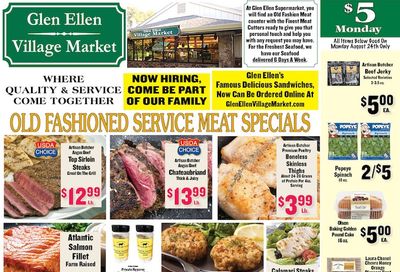 Glen Ellen Village Market Weekly Ad August 19 - 25, 2026
