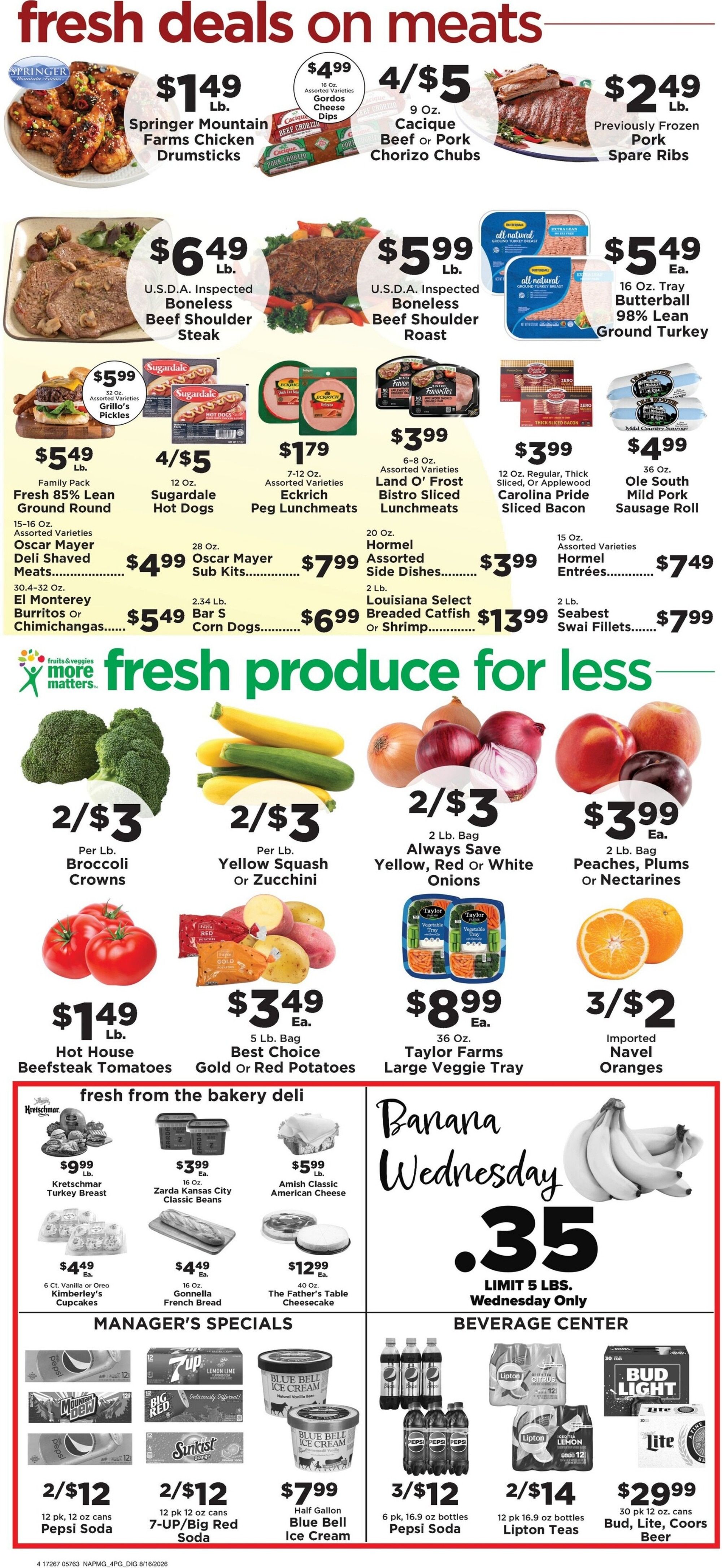 Taylorsville Country Mart Weekly Ad August 17 - 23, 2026