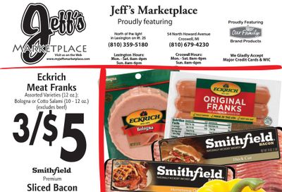 Jeff's Market Weekly Ad August 17 - 23, 2026
