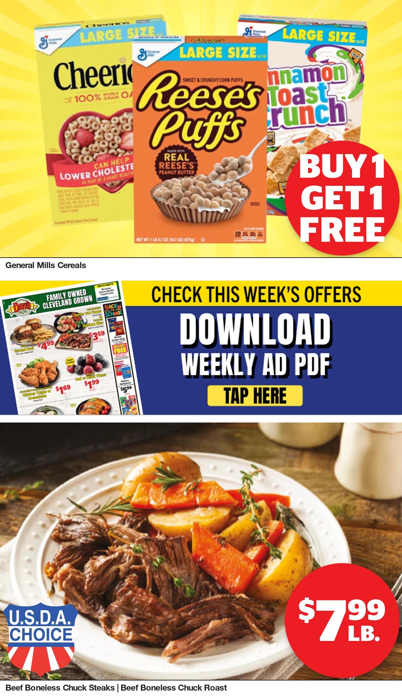 Dave's Markets Weekly Ad August 19 - 25, 2026